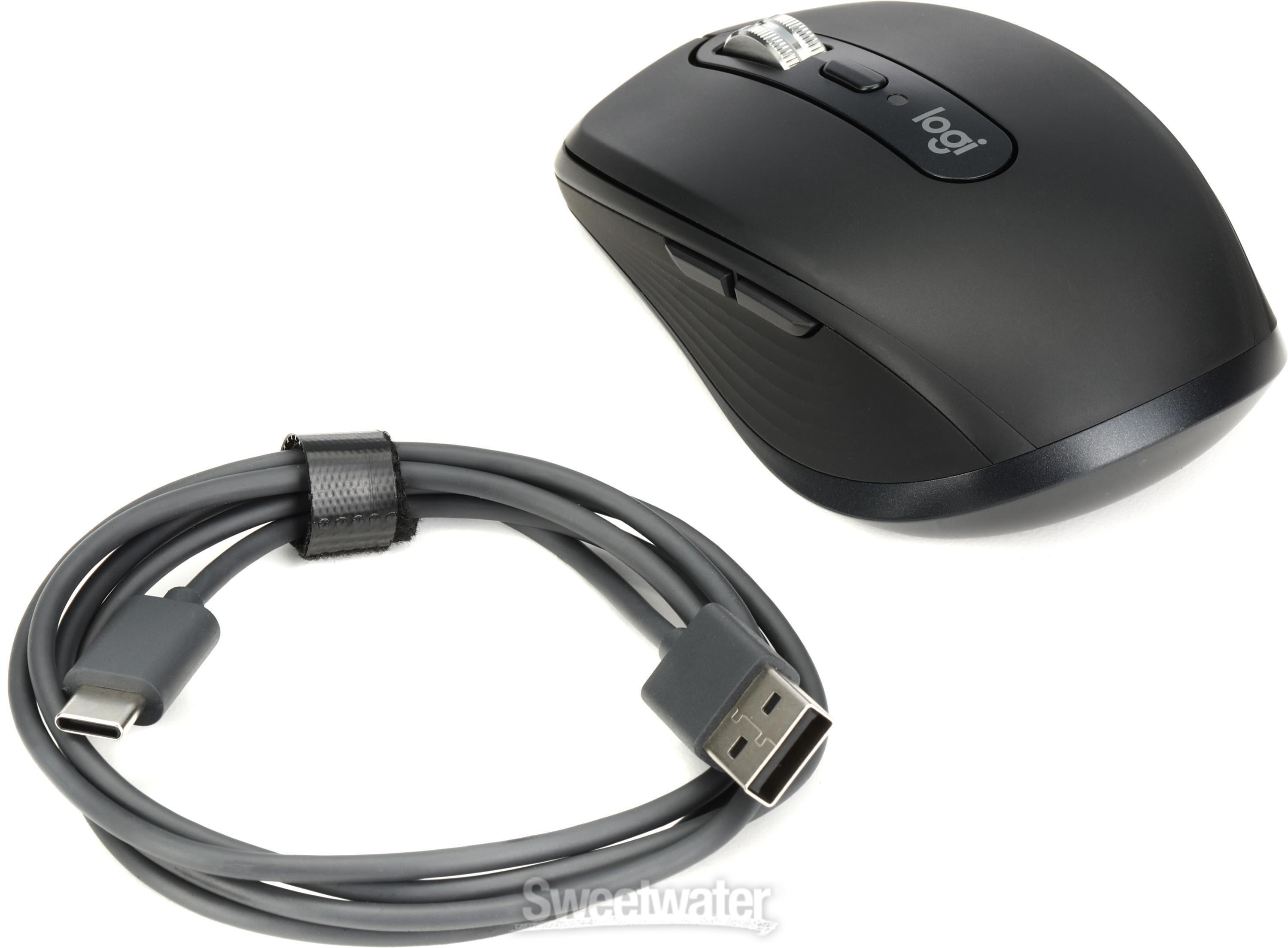 Logitech MX Anywhere 3S Wireless Mouse - Black | Sweetwater