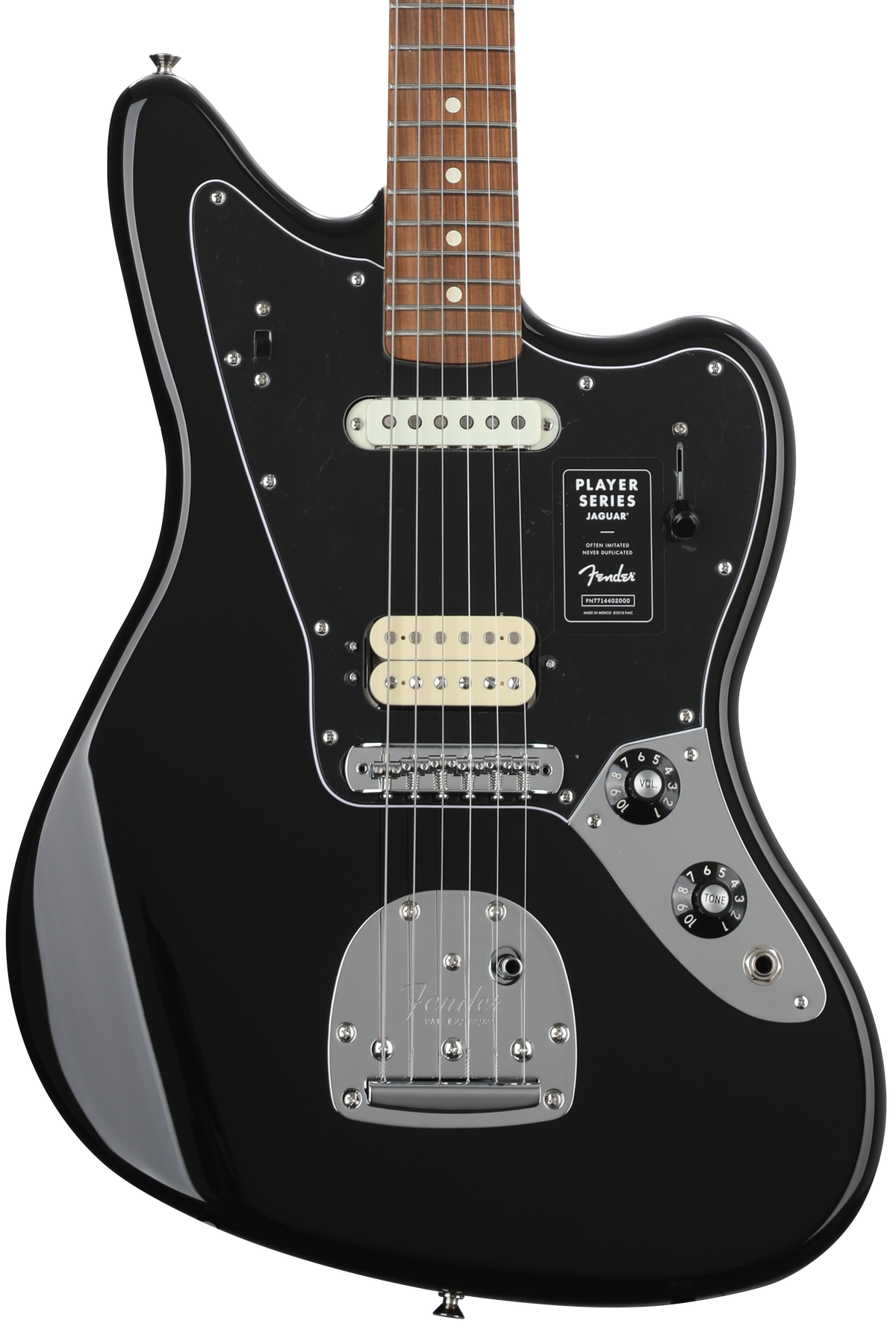Fender Player Jaguar - Black with Pau Ferro Fingerboard