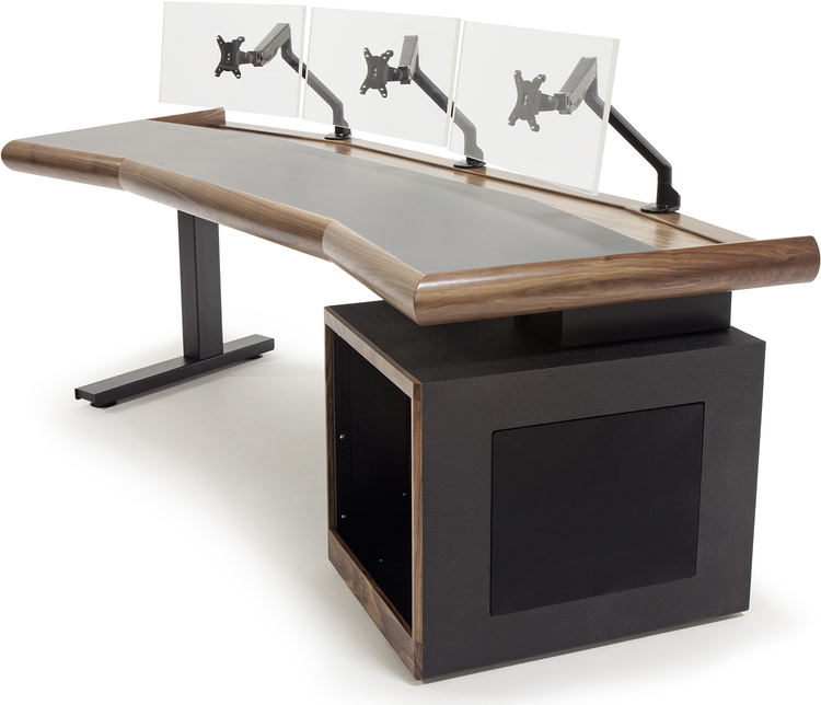 Sound Construction RADIUS-S-5100 Radius Signature 78 Studio Workstation  Desk - Walnut Trim