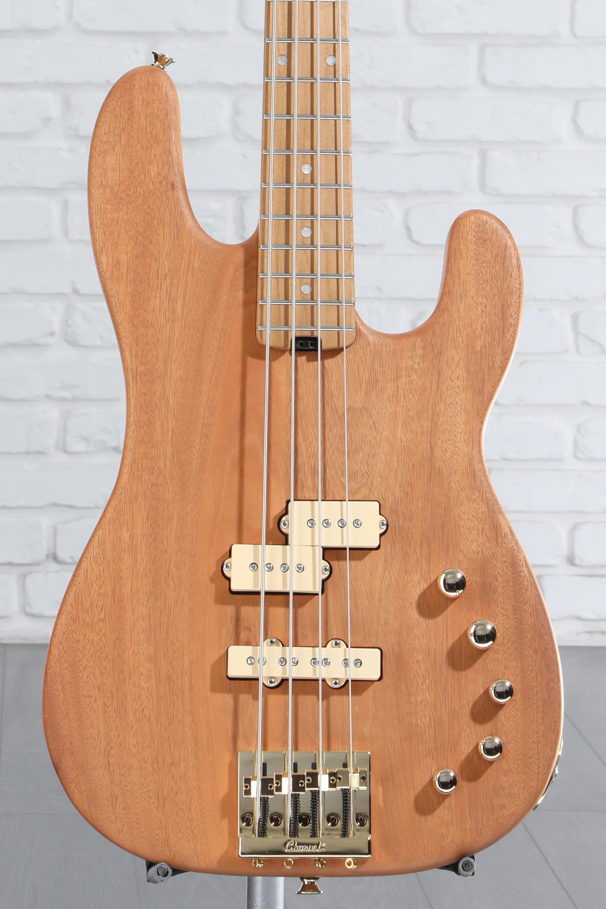 Charvel Pro-Mod San Dimas Bass PJ IV MAH - Natural Mahogany | Sweetwater