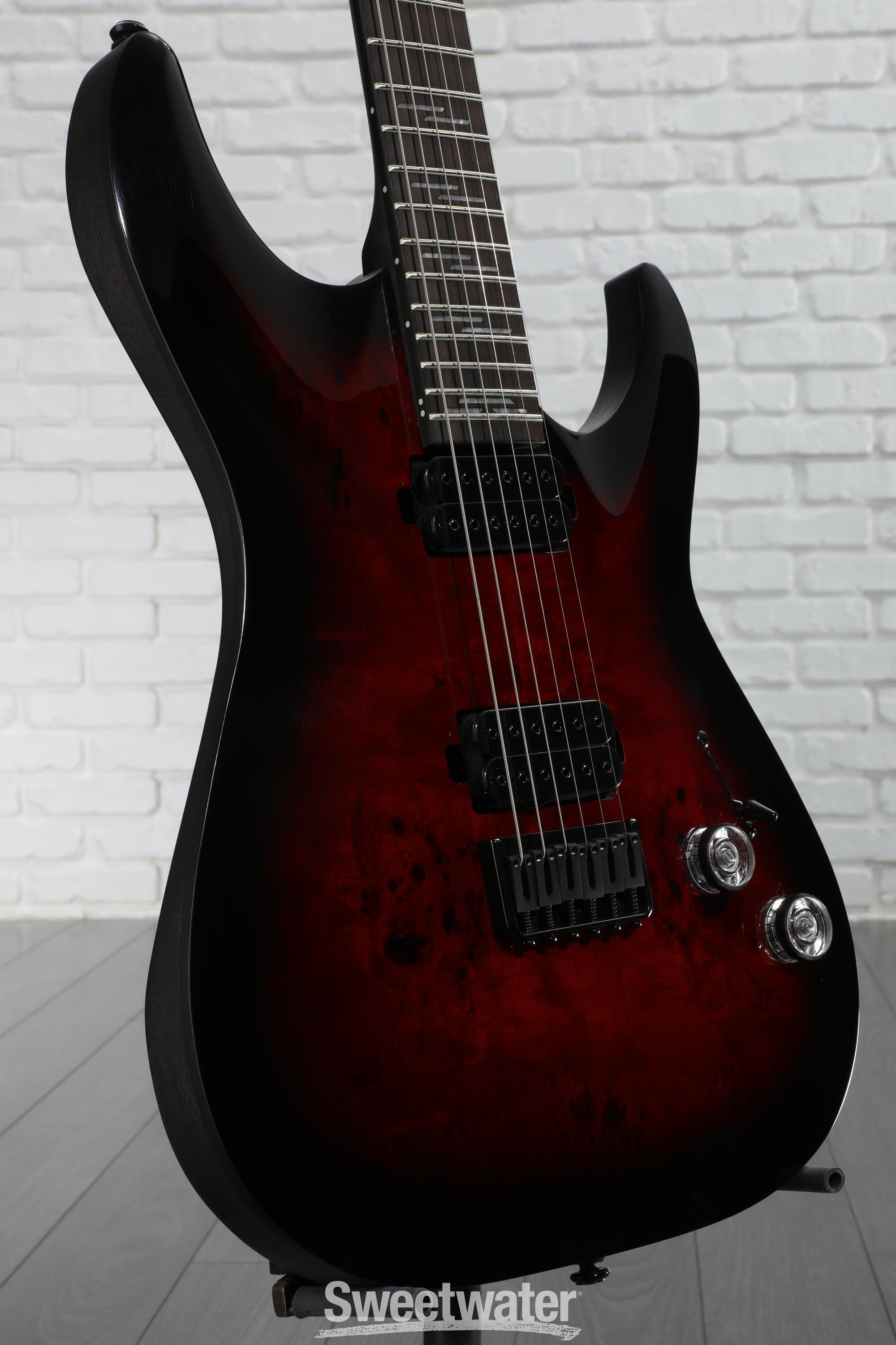 Schecter Omen Elite-6 Electric Guitar - Black Cherry Burst