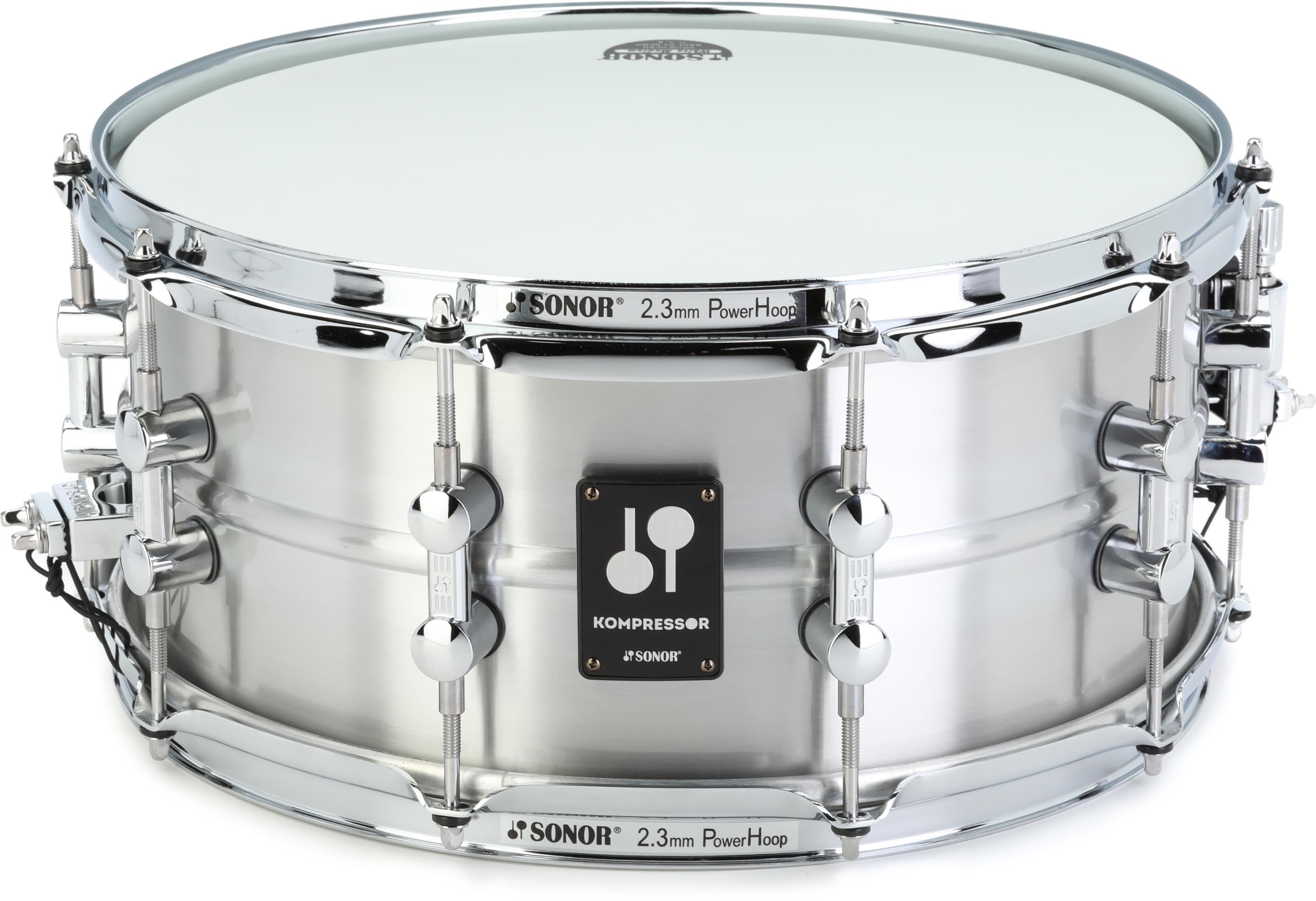 Sonor Kompressor Series Aluminum Snare Drum - 6.5-inch x 14-inch