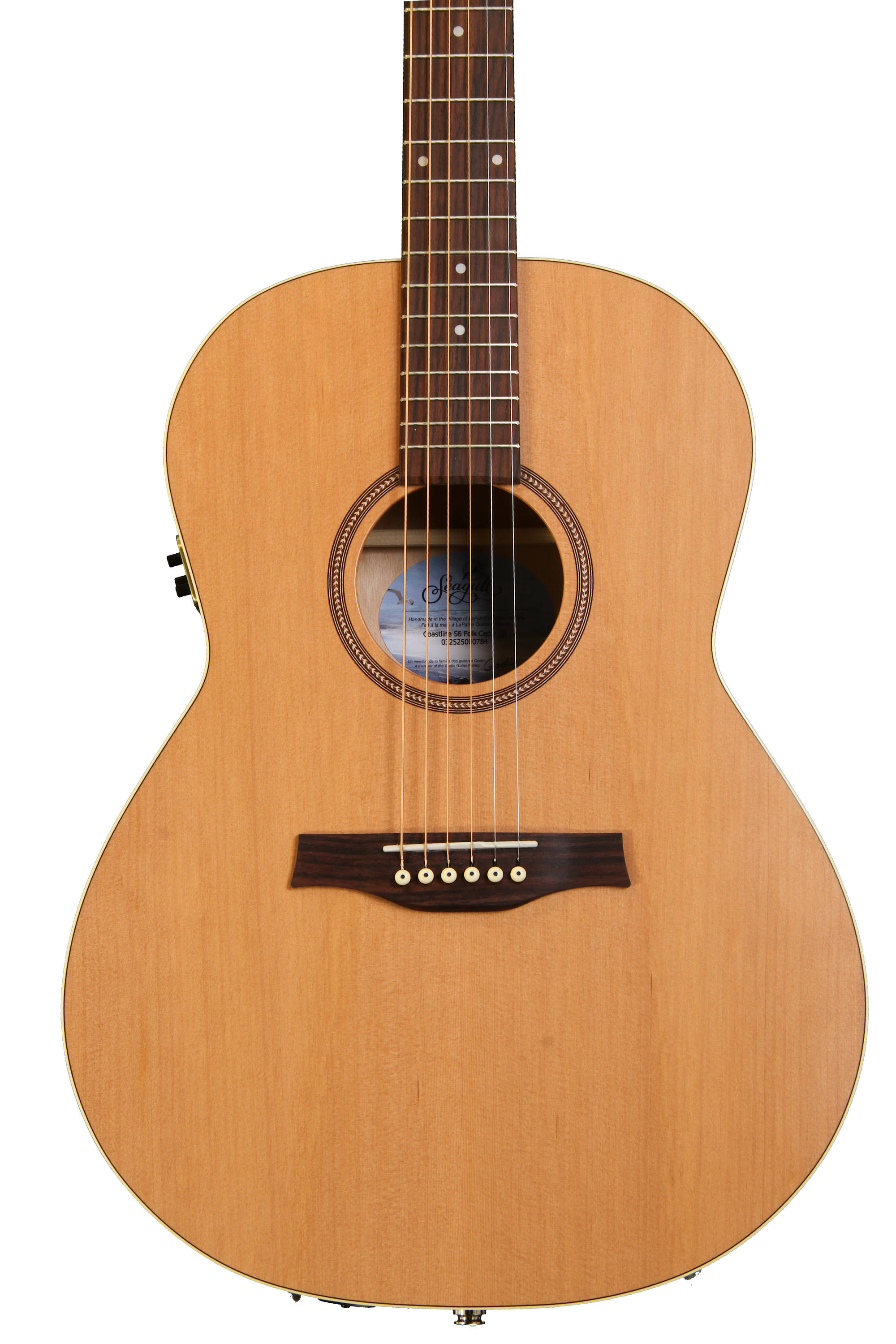 Seagull Guitars Coastline S6 Cedar Folk QI - Natural | Sweetwater