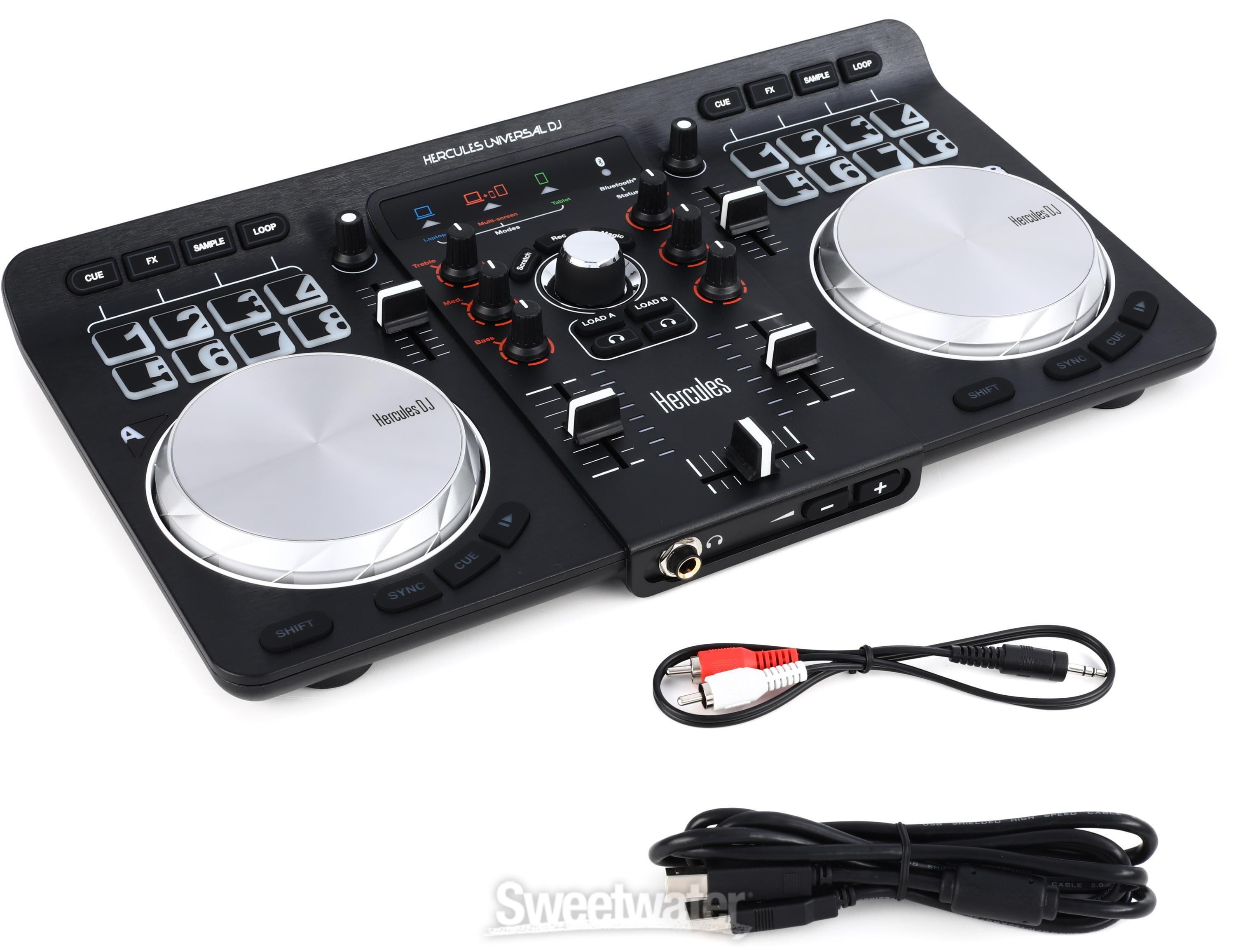 Hercules ワイヤレスDJコントローラー Hercules DJControl Mix Ultra 2-Channel Compact Mobile DJ