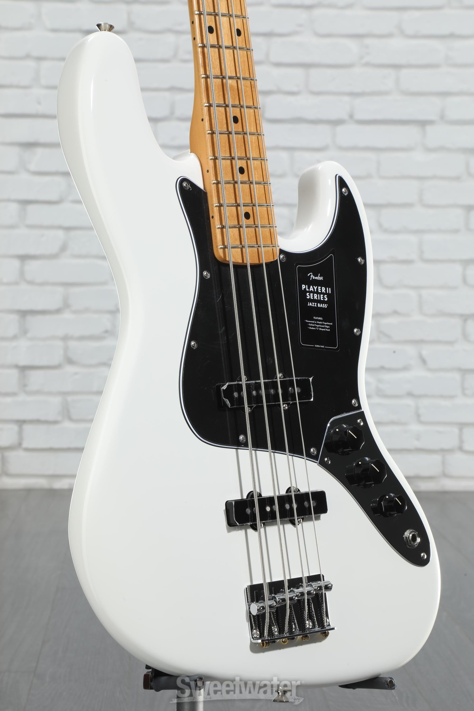 Fender Player II Jazz Bass - Polar White with Maple