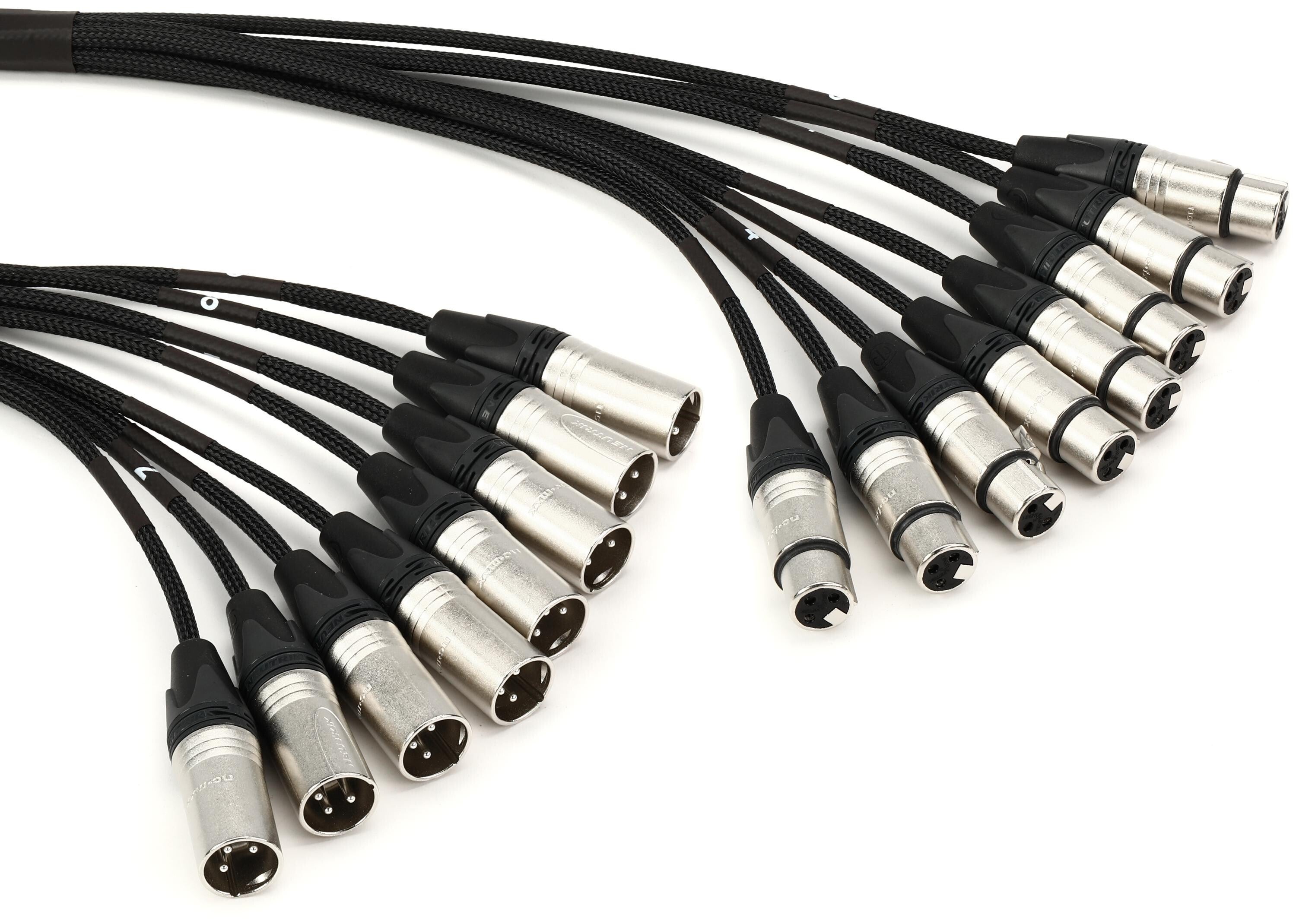JUMPERZ J8CHXM-XF-3 8-channel XLR Male to XLR Female Snake - 3