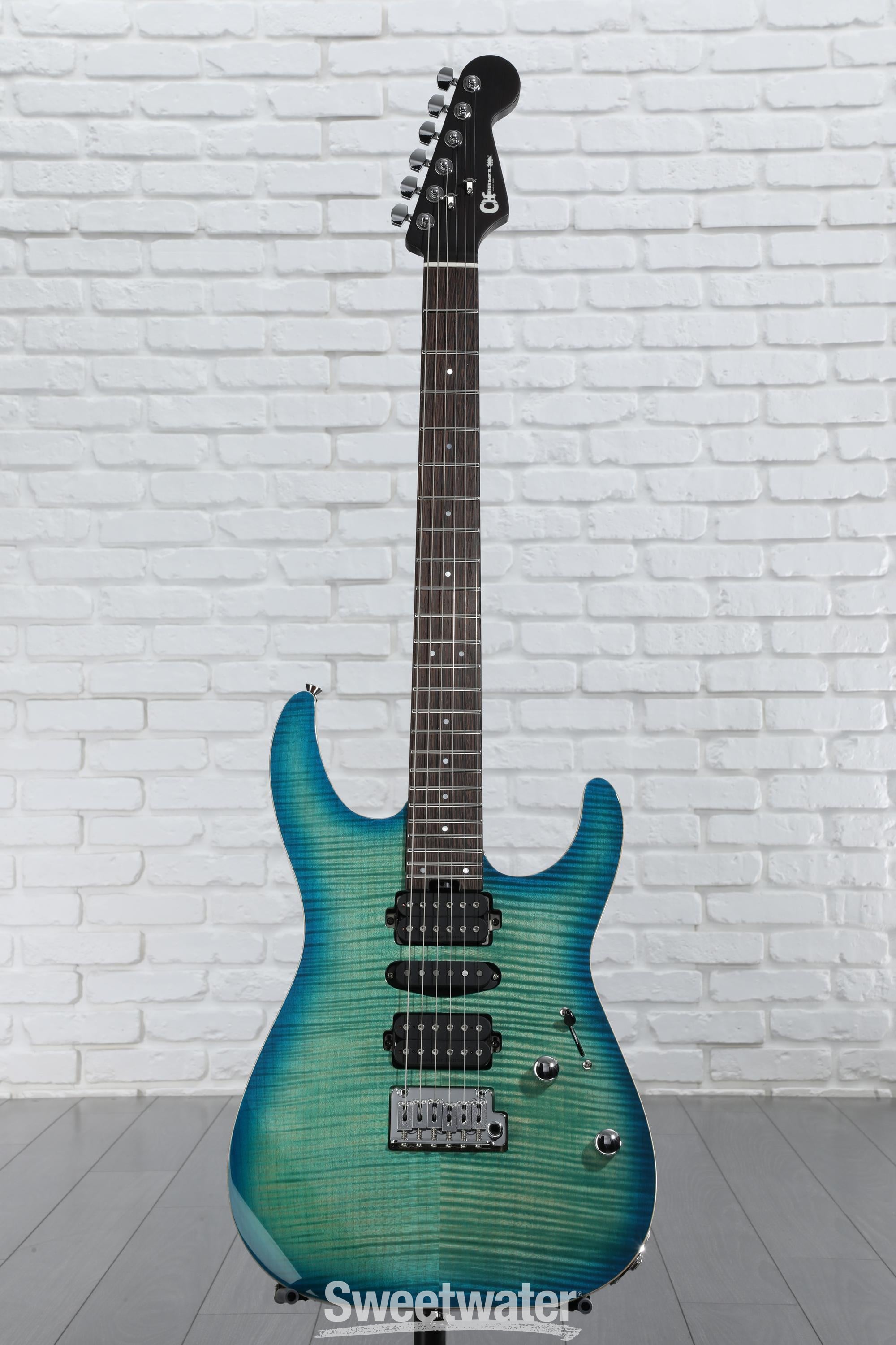 ギター CHARVEL MJ DK24 HSH 2PT NAT SEBNY Charvel MJ DK24 HSH 2PT W Mahogany Electric Guitar Black