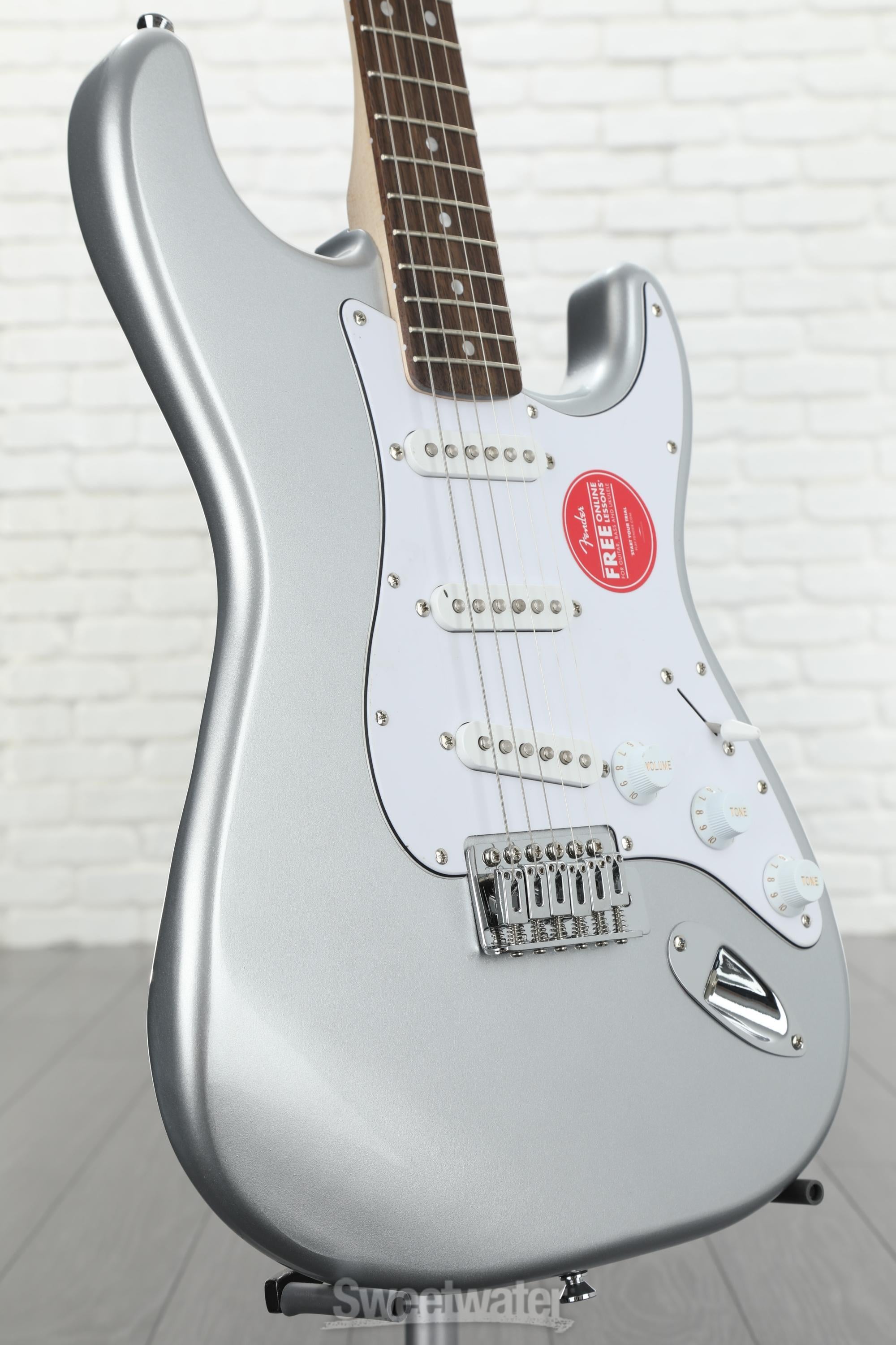 Squier Affinity Series Stratocaster - Slick Silver with Laurel