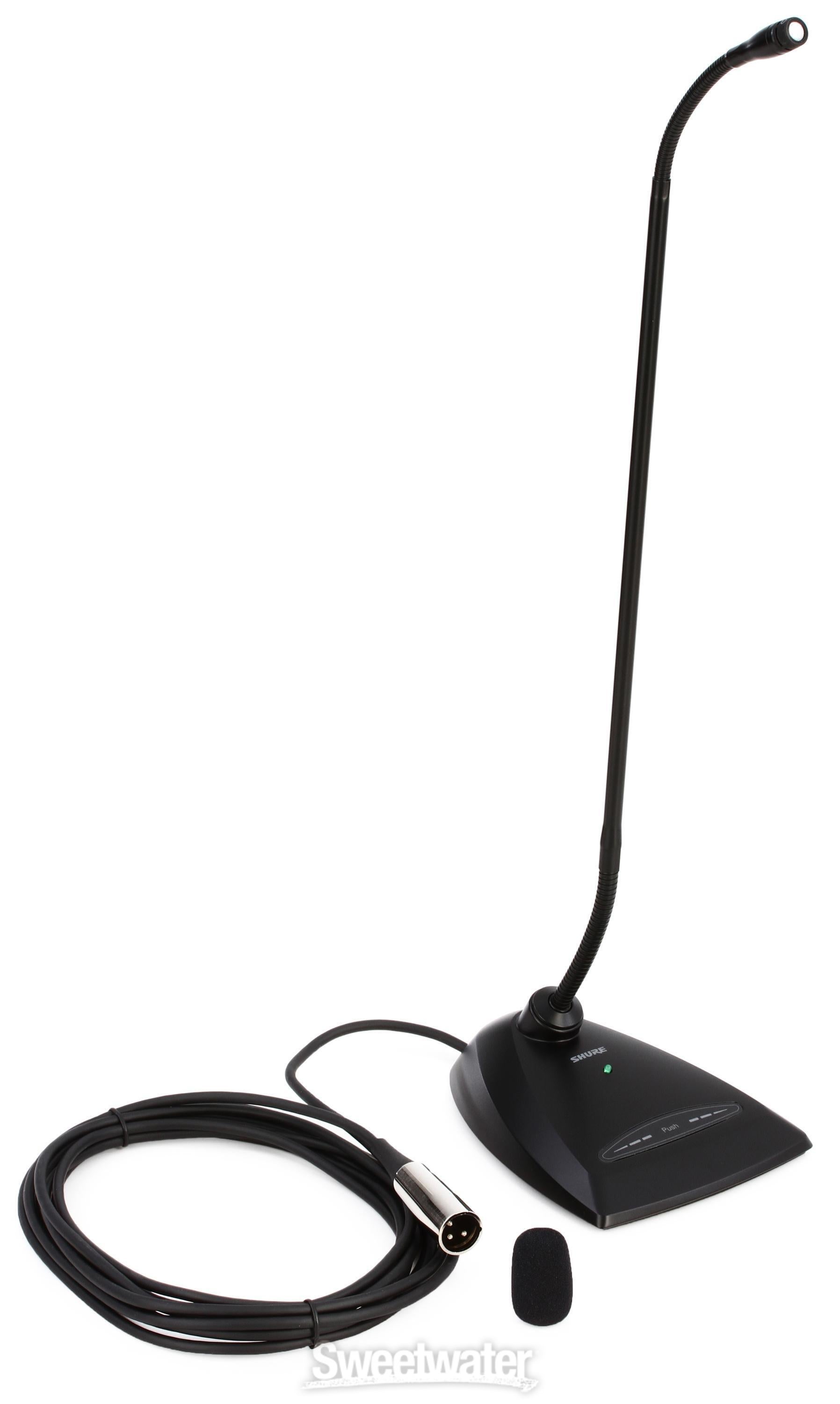 Shure MX418D/C 18 inch Cardioid Gooseneck Microphone with Desktop