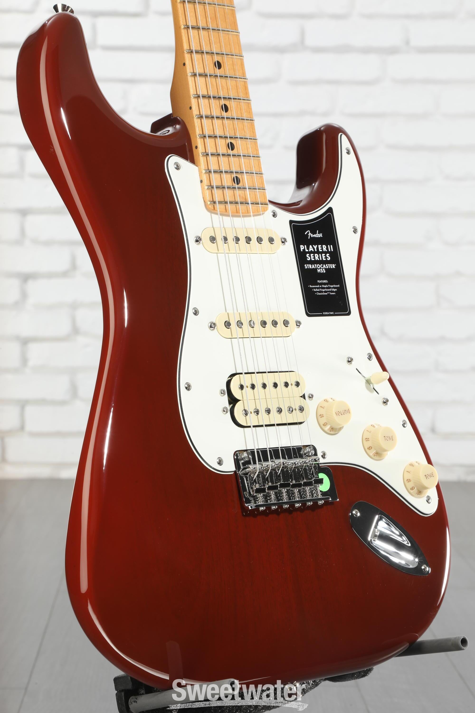 Fender Player II Stratocaster HSS Electric Guitar - Transparent