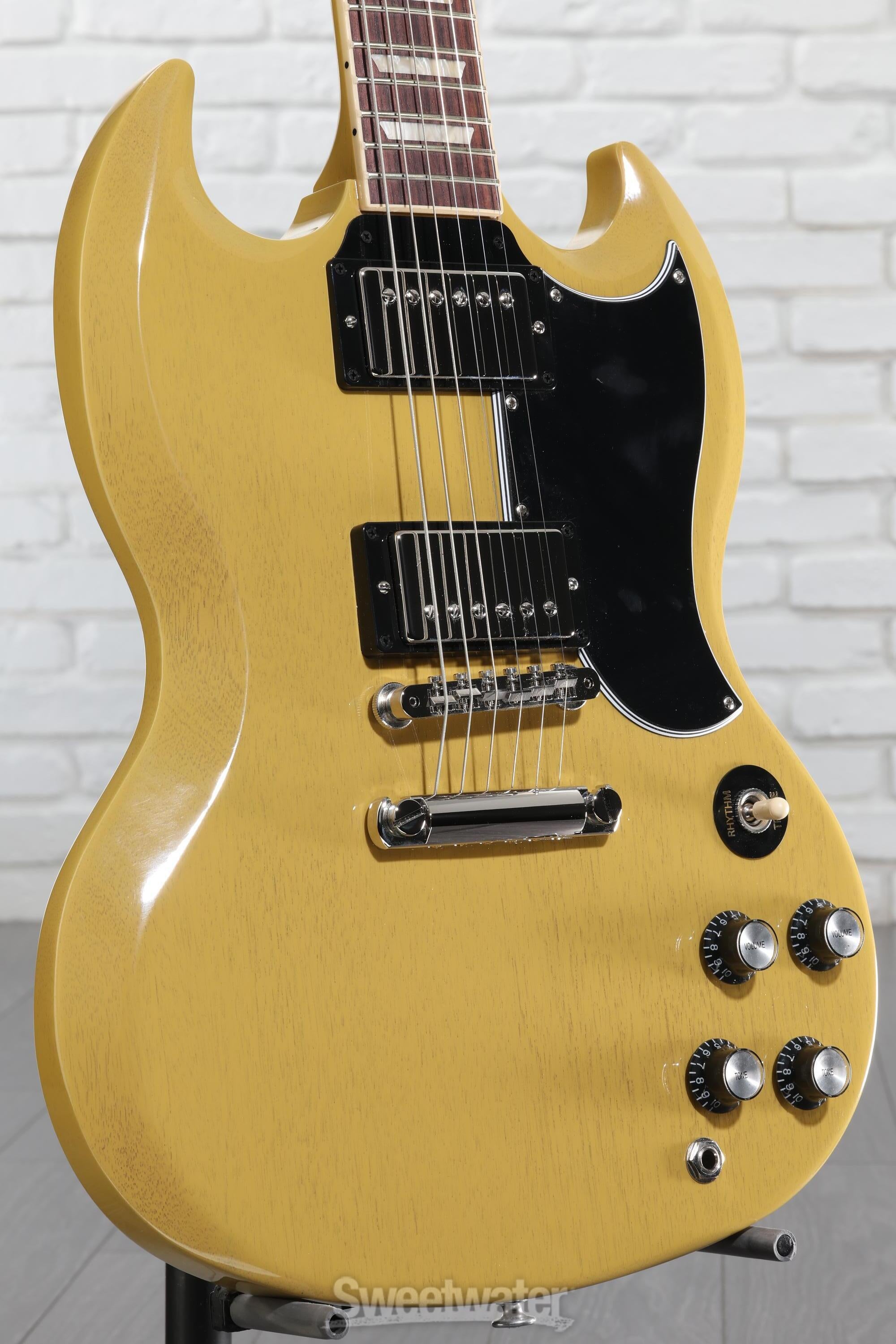Gibson ギブソン SG Standard 61 TV Yellow Gibson SG Standard '61 Electric Guitar - TV Yellow | Sweetwater