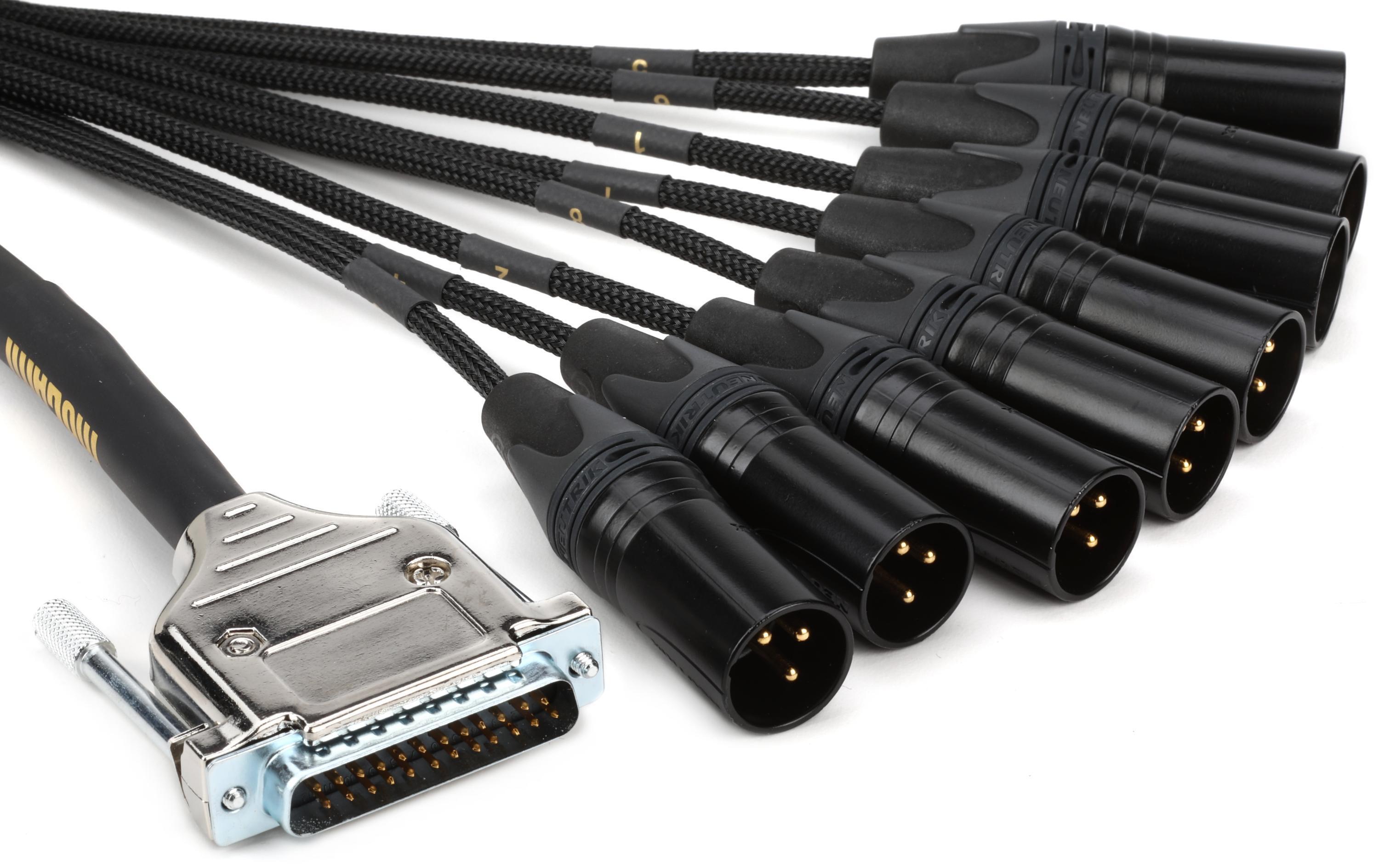 Photo of Mogami Gold DB25-XLRM 8-channel Analog Interface Cable - 25-foot