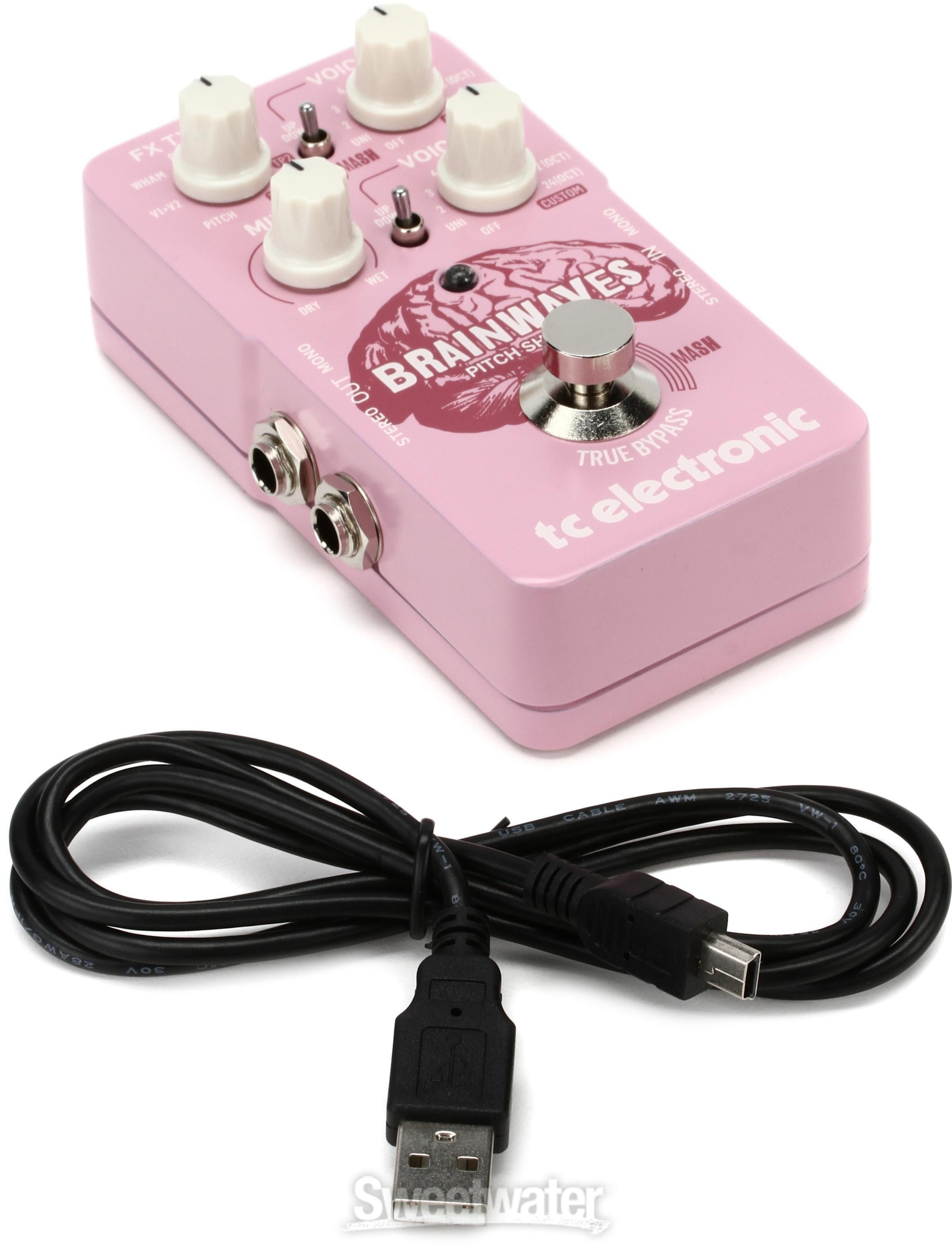 TC Electronic Brainwaves Pitch Shifter Pedal Reviews | Sweetwater
