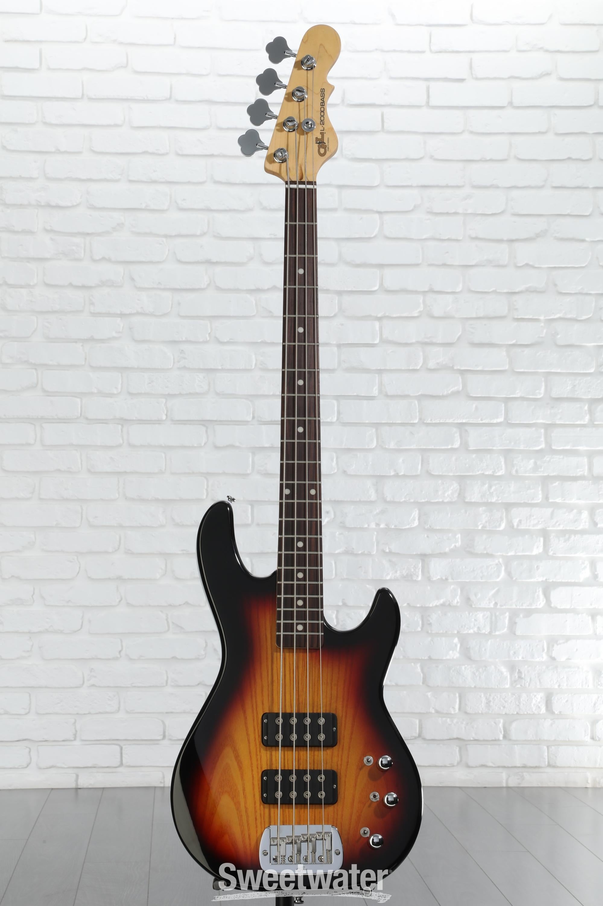 G&L Tribute L-2000 Bass Guitar - 3-tone Sunburst | Sweetwater