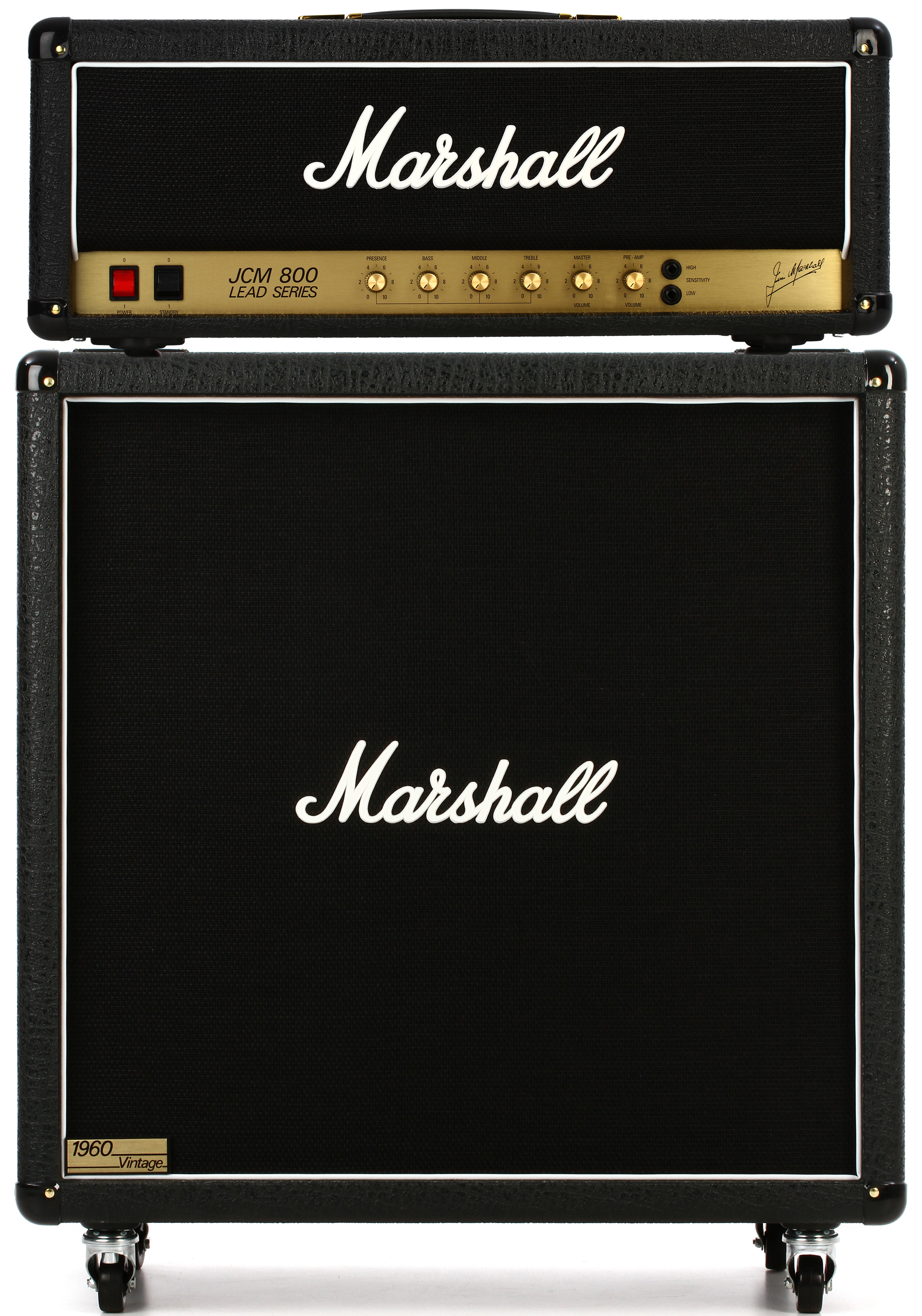 Marshall 1960BV 280-watt 4 x 12-inch Straight Extension Cabinet