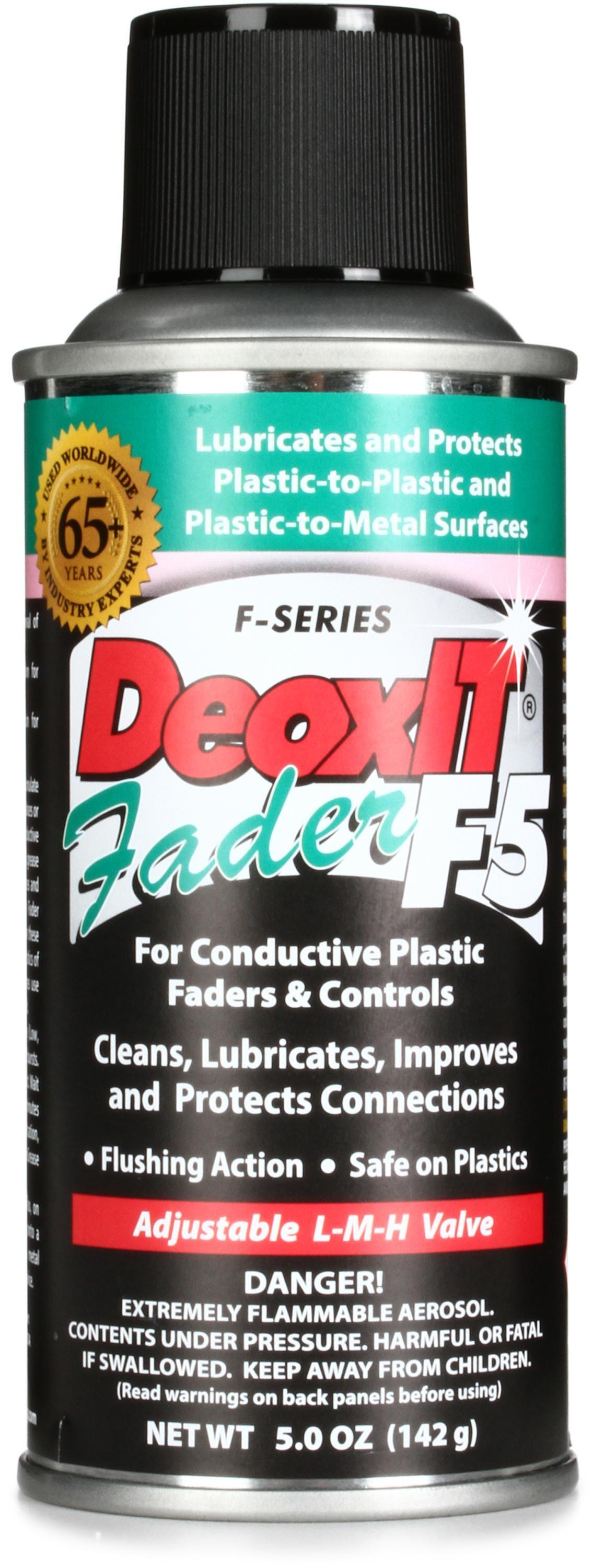 Bundled Item: CAIG Laboratories DeoxIT Fader F5 Fader Lubricant 5% Solution - 5-oz. Spray