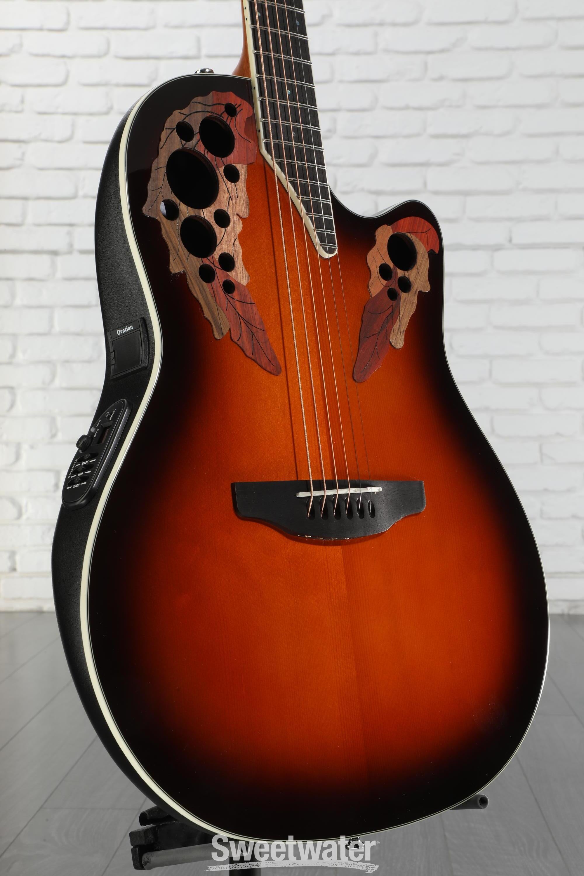 ギター Celebrity by Ovation CS148 Ovation CE48P Celebrity Elite Plus Acoustic-Electric Guitar