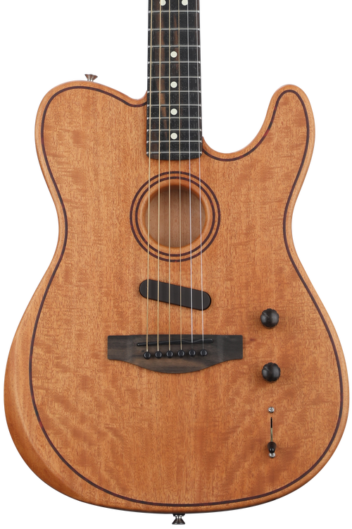 Fender American Acoustasonic Telecaster - Natural | Sweetwater