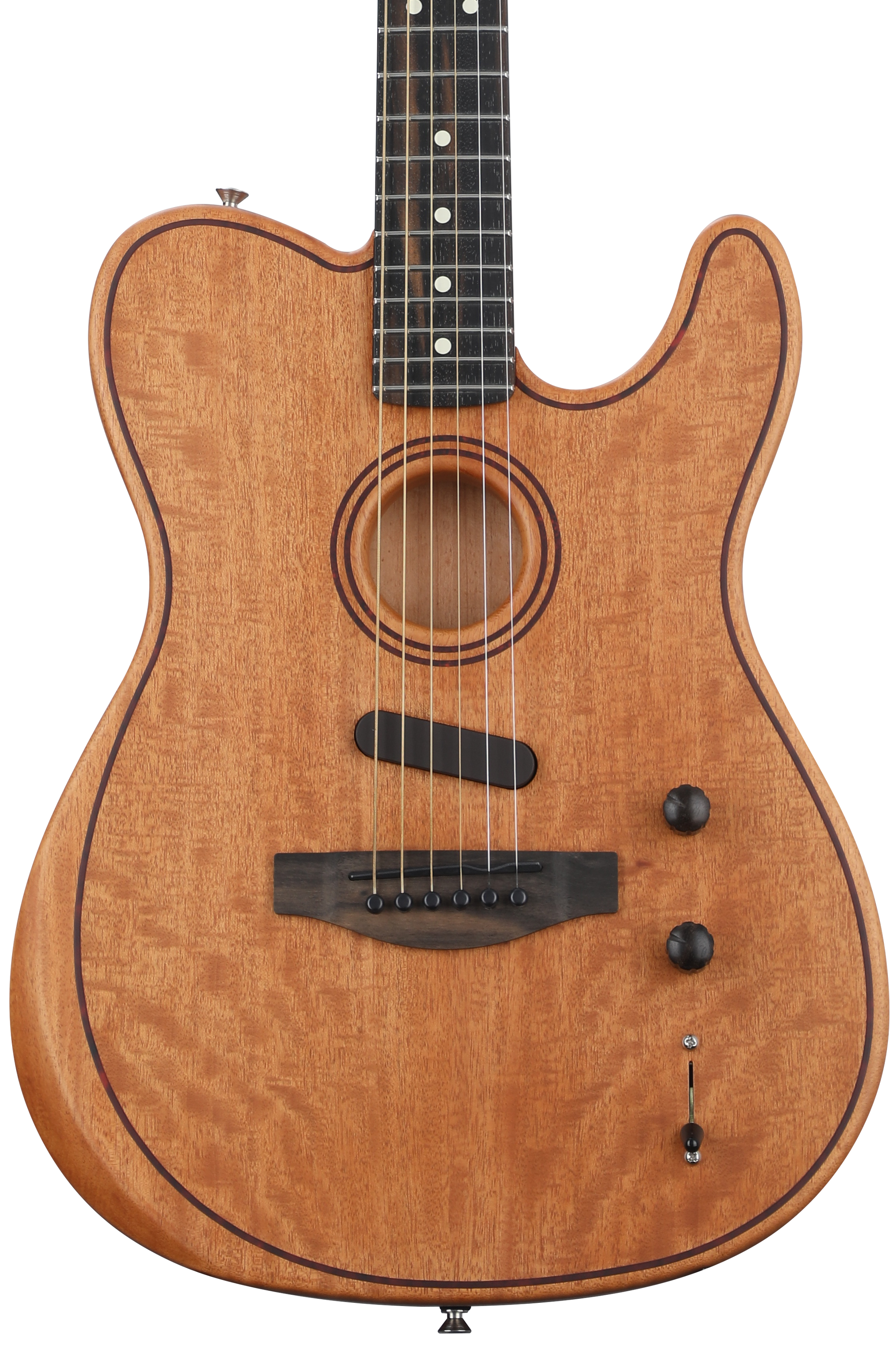 ギター Fender American Acoustasonic TELECASTER Fender American Acoustasonic Telecaster - Natural | Sweetwater
