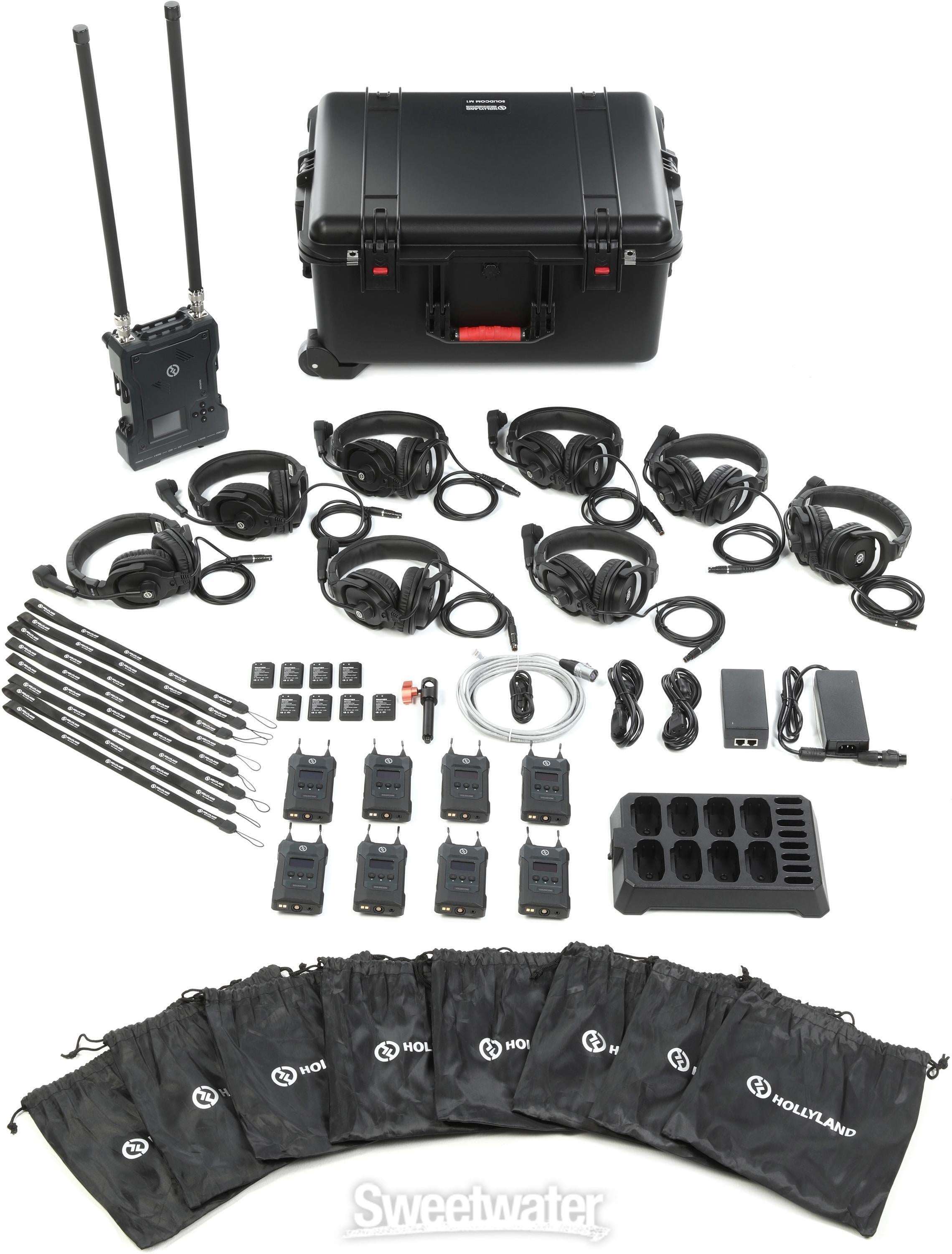 Hollyland Solidcom M1 Wireless Intercom System - 8 Beltpacks
