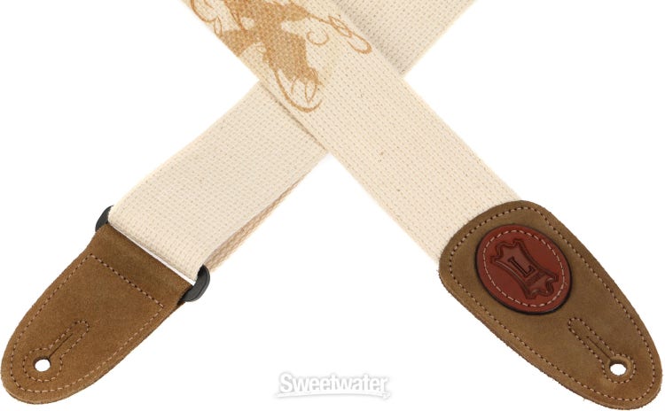 Levy's MSSC8U Cotton Guitar Strap - Yellow Bird