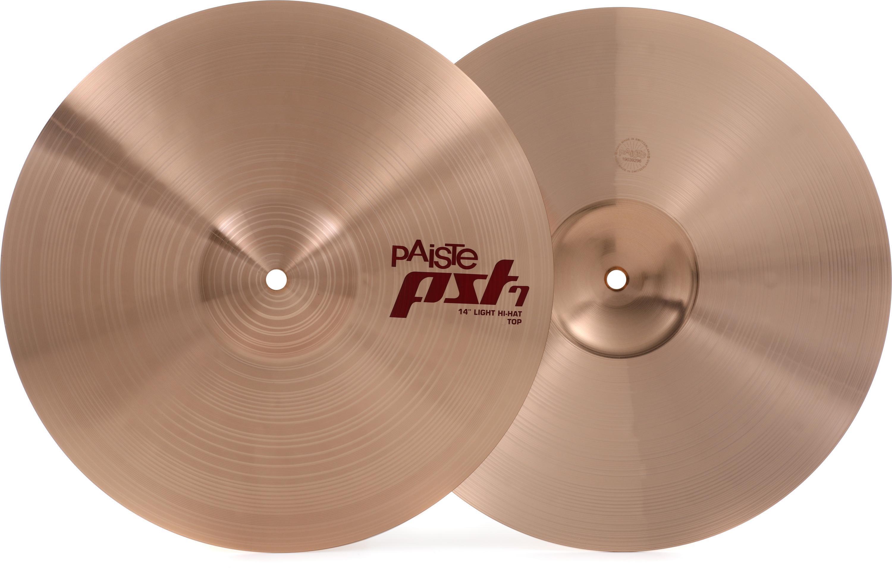 Paiste 14 inch PST 7 Light Hi-hat Cymbals | Sweetwater