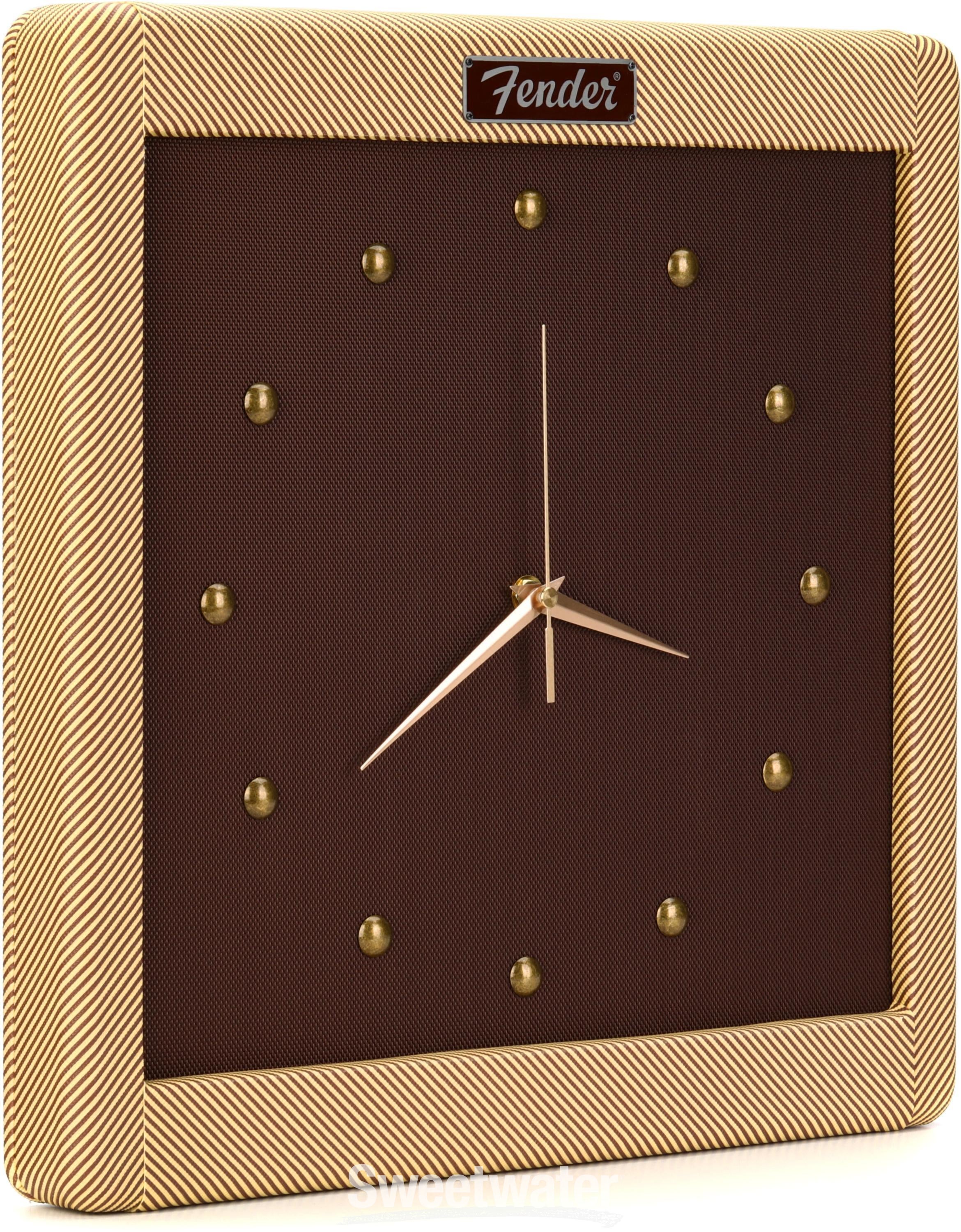 Fender TWEED　CLOCK　ツイードクロック　壁掛け時計　掛け時計 Fender Tweed Wall Clock | Sweetwater