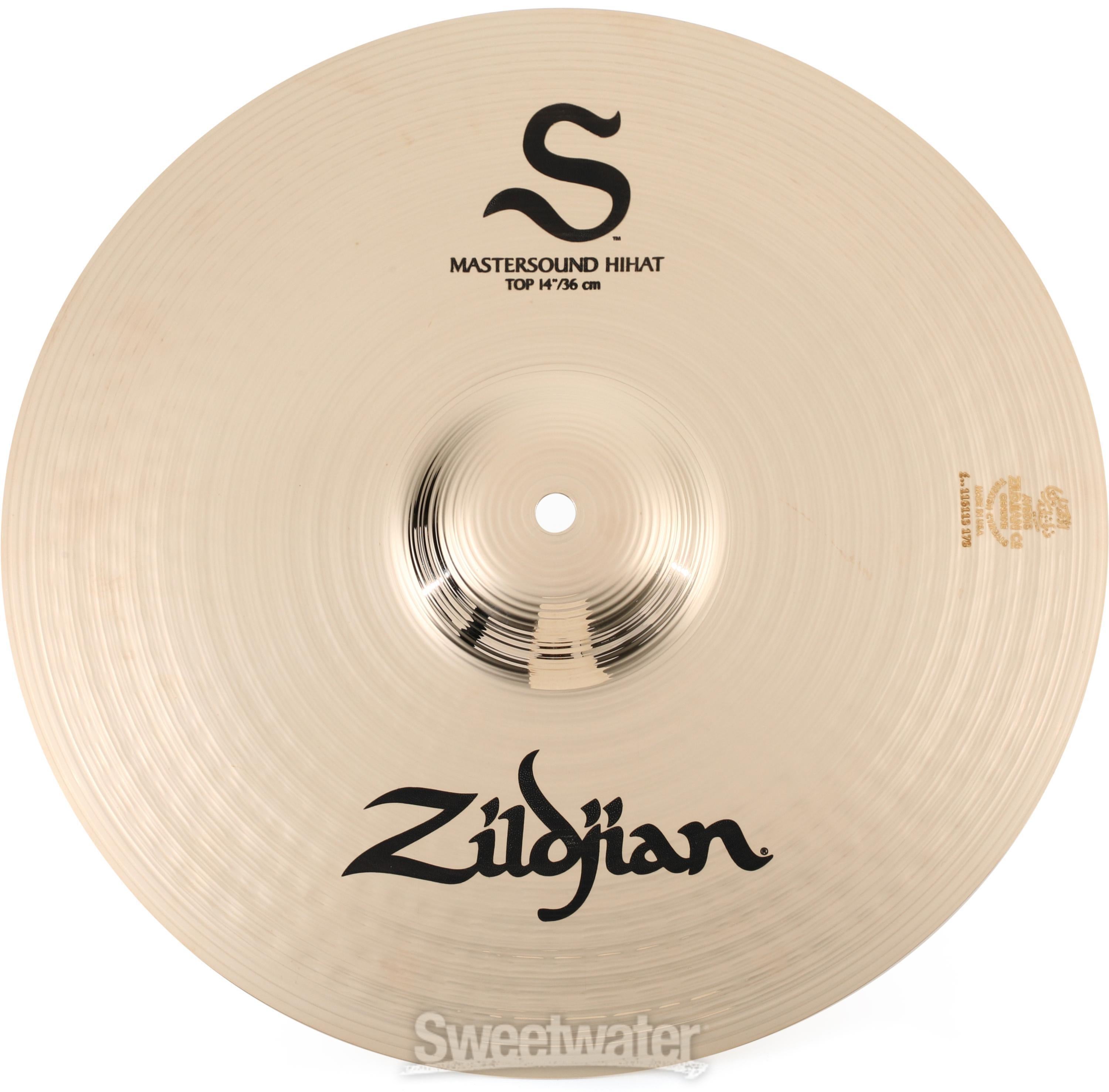 Zildjian 14 inch S Series Mastersound Hi-hat Cymbals | Sweetwater