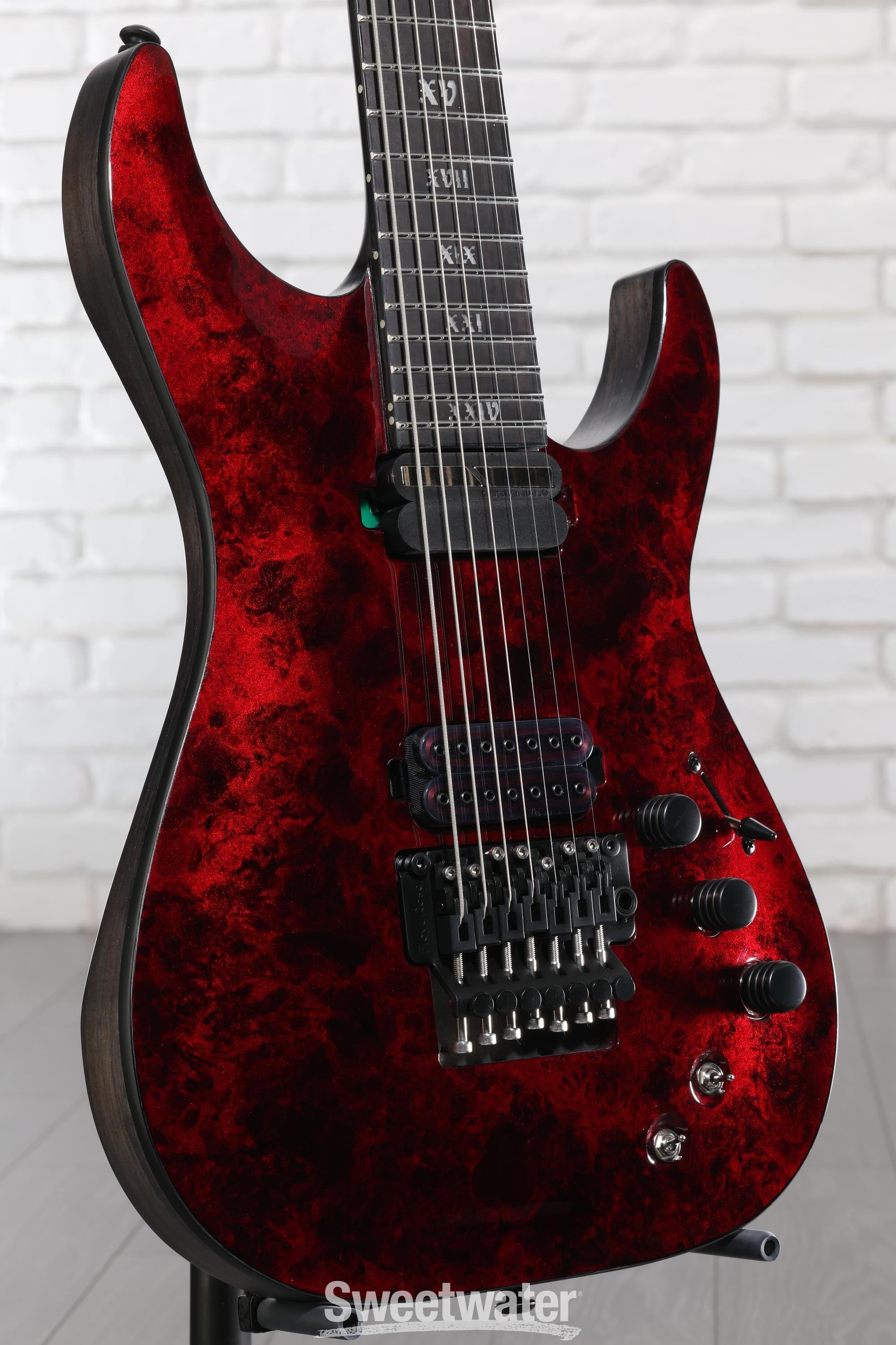 Schecter C-7 FR-S Apocalypse Electric Guitar - Red Reign | Sweetwater