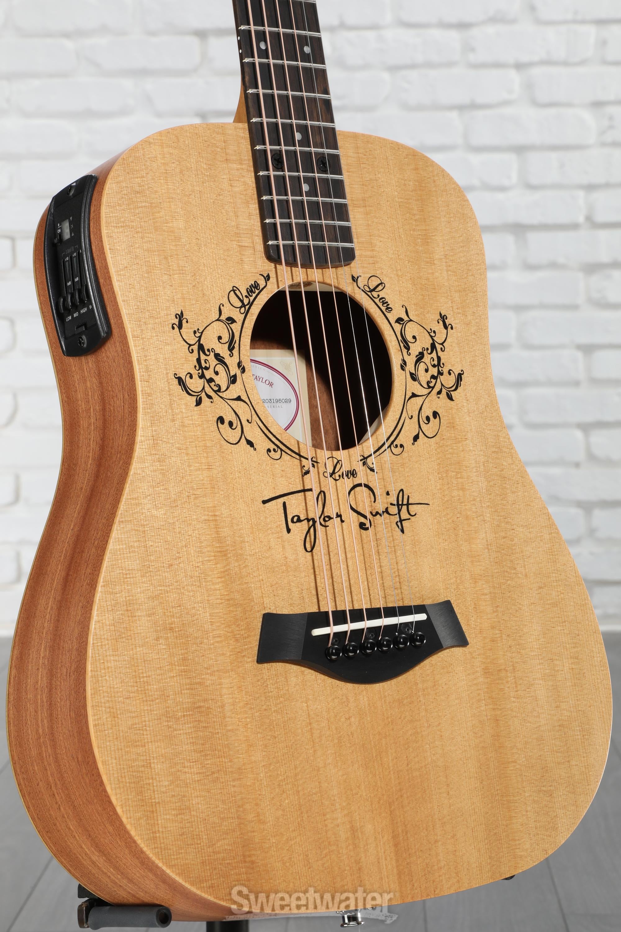 Taylor TSBTe Taylor Swift Acoustic-Electric Guitar - Natural Sitka