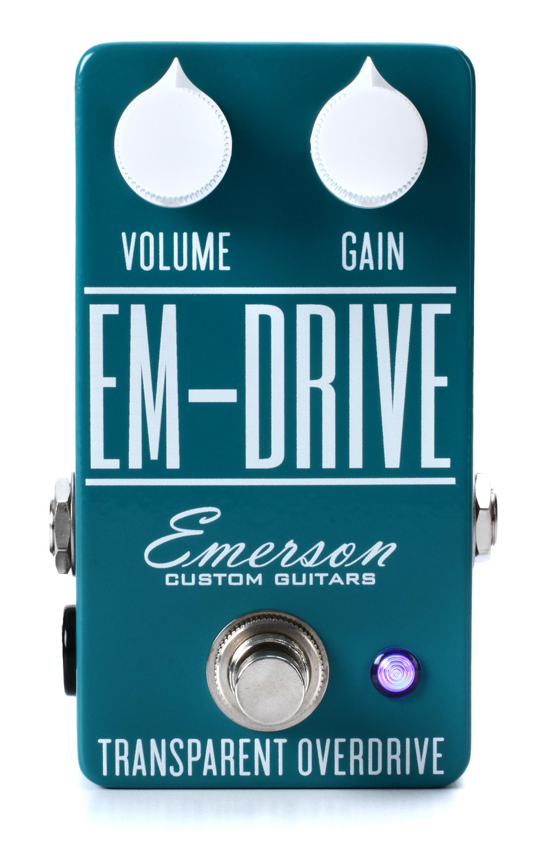 限定SALE新作登場[良品] Emerson Cutom Guitars EM-DRIVE 自身のサウンドを的確に底上げしてくれる1台/入力に対するレスポンスも秀逸 [MI590] オーバードライブ