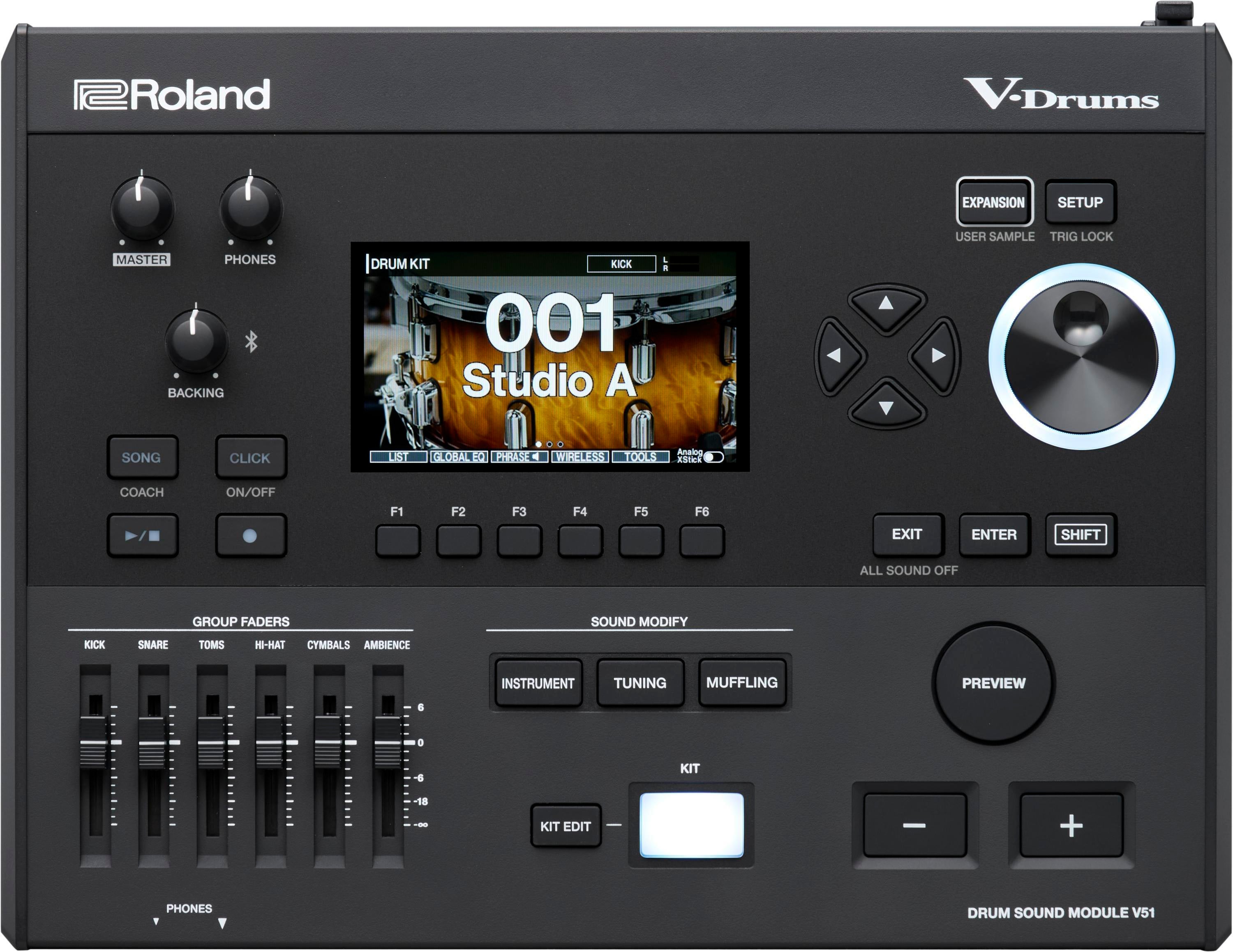 Roland TD50 モジュール Roland TD-50 Electronic V-Drum Module + 2x BT-1 Bar Triggers