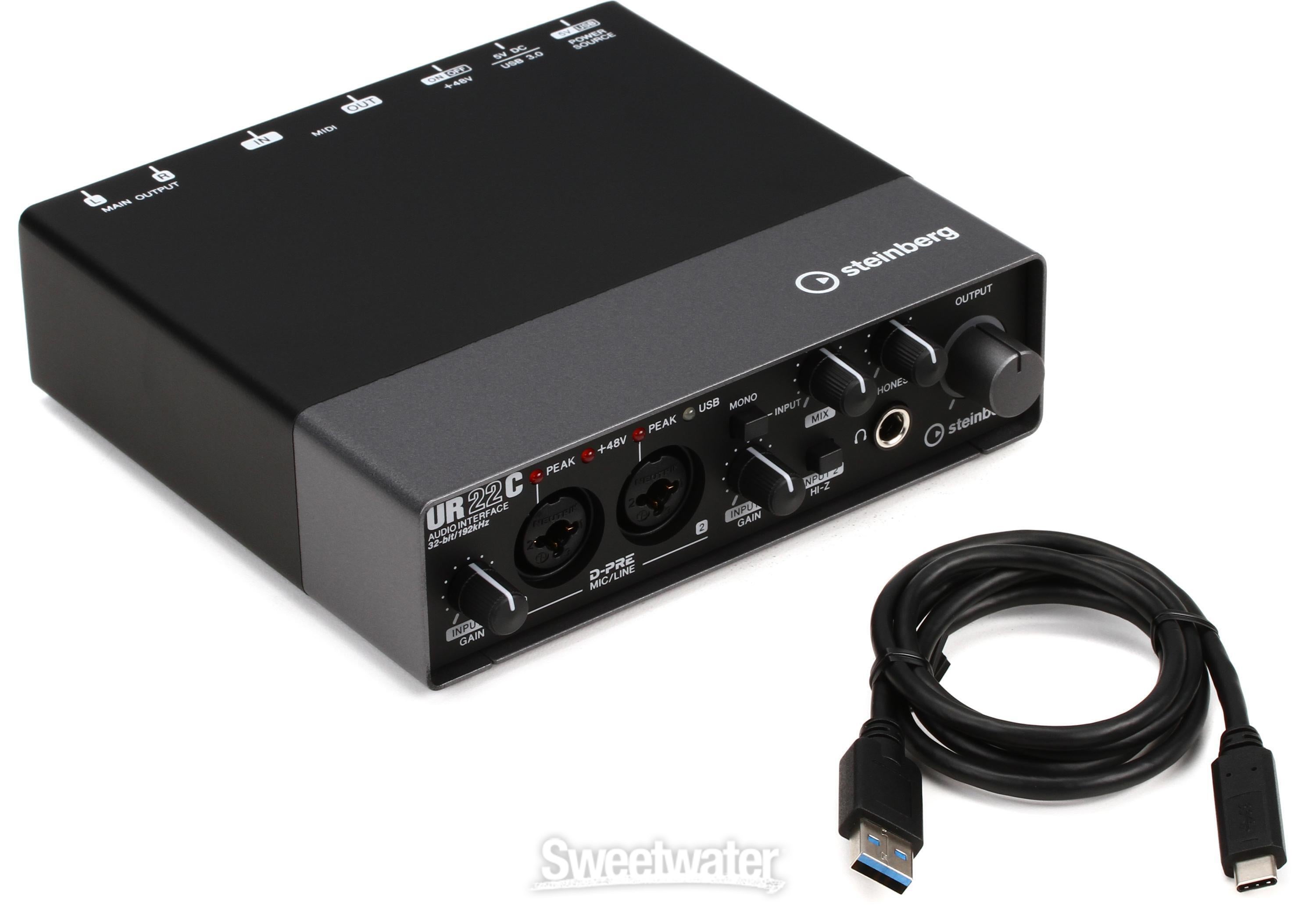 Steinberg UR22C USB Audio Interface Reviews | Sweetwater