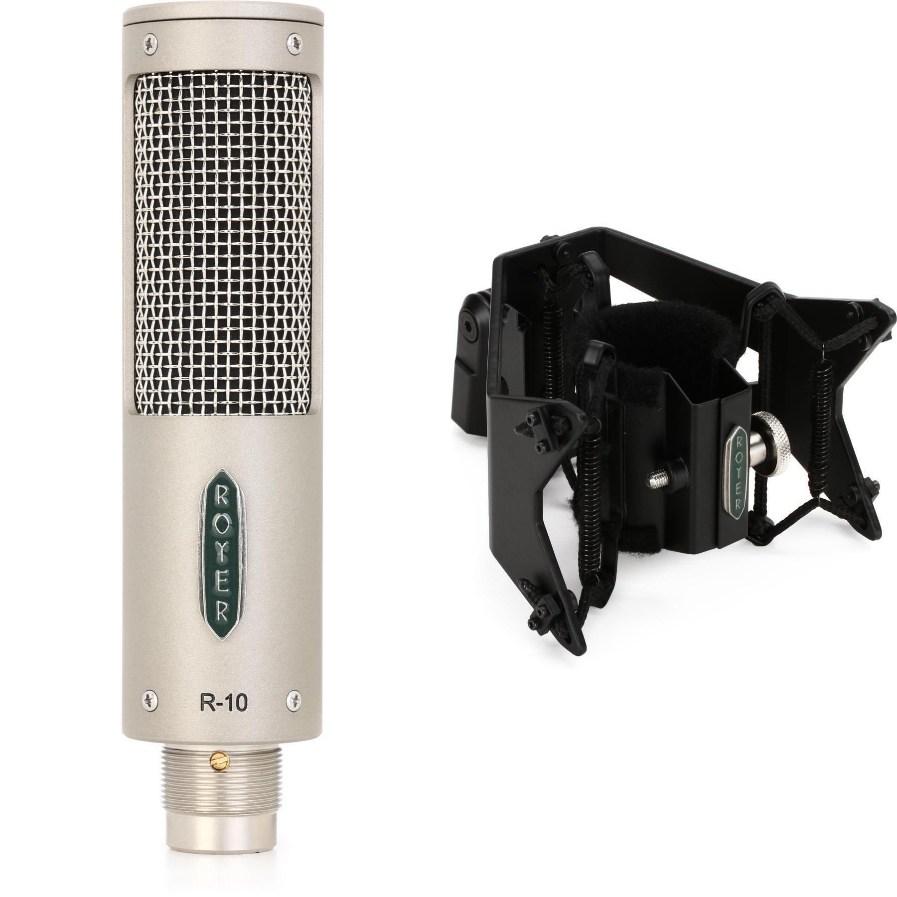 Royer R-10 Ribbon Microphone with RSM-SS24 Sling Shock | Sweetwater