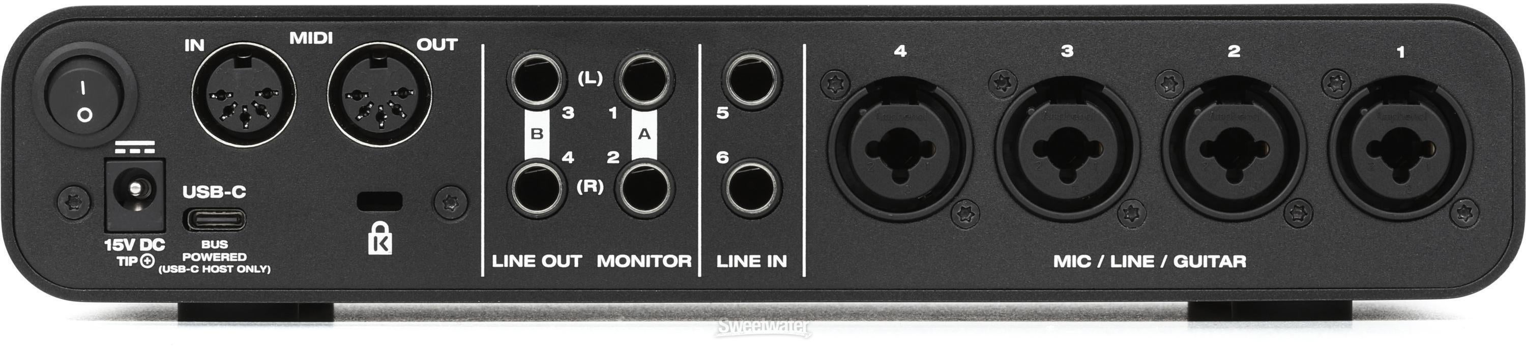 MOTU M6 6x4 USB-C Audio Interface | Sweetwater