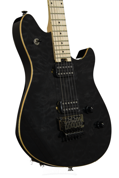 EVH Wolfgang WG Standard Quilt Maple - Transparent Black | Sweetwater