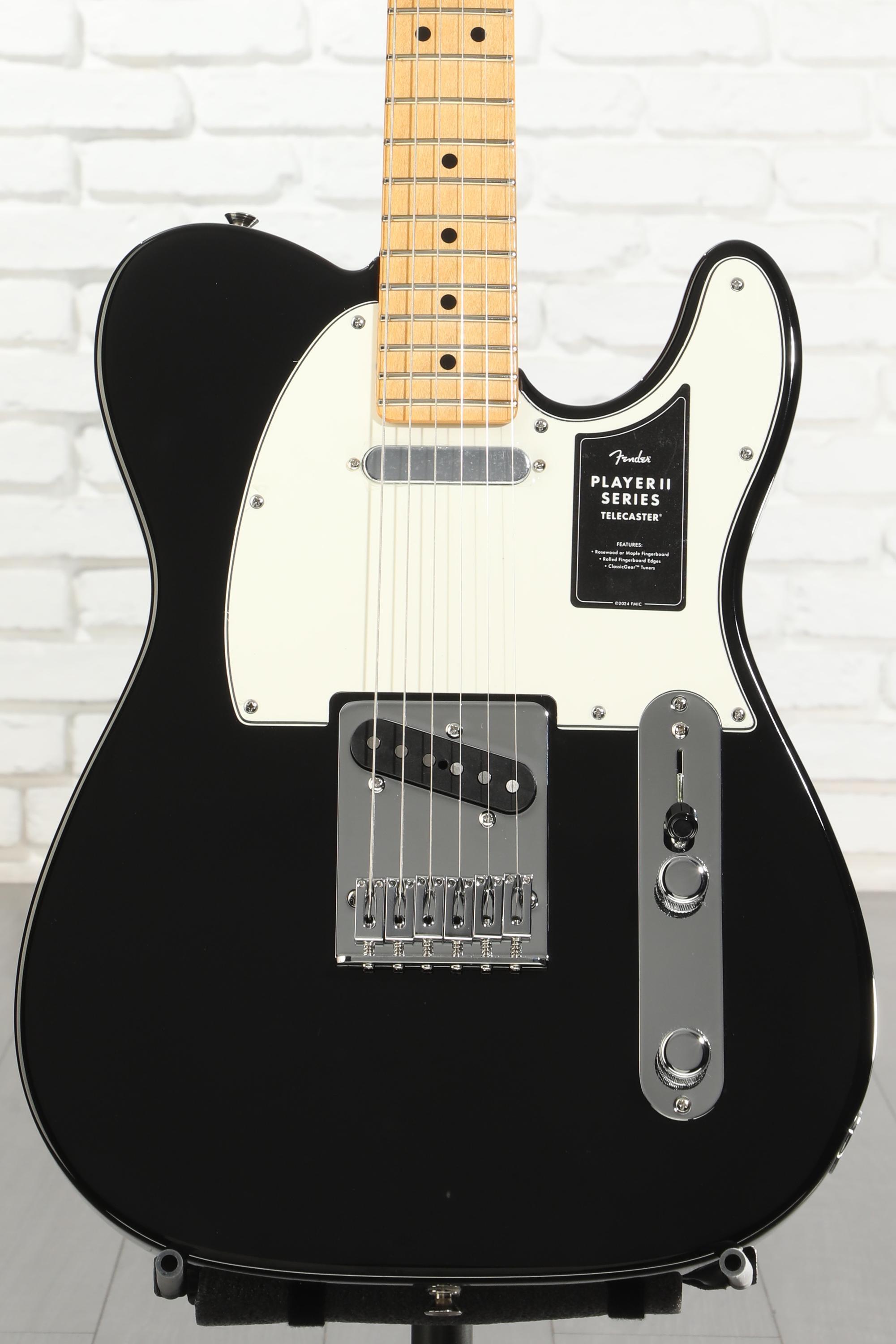Fender Player II Telecaster Electric Guitar - Black with Maple