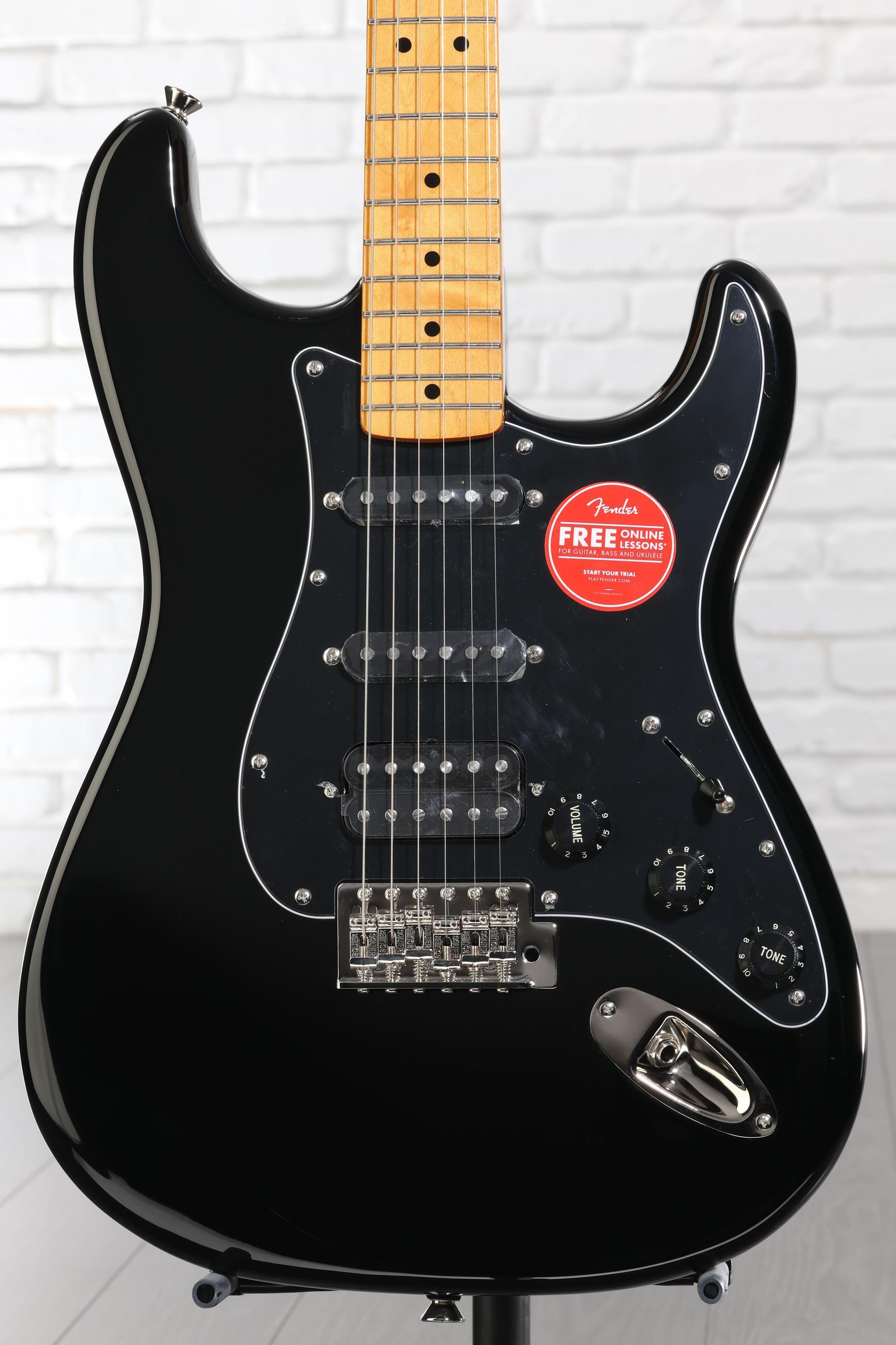 Squier Classic Vibe '70s Stratocaster HSS - Black with Maple