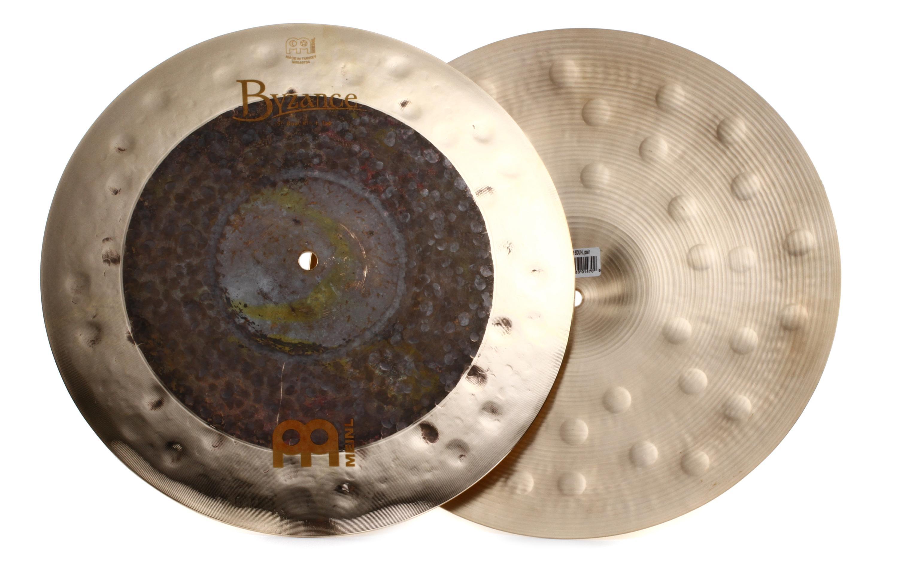 Meinl Cymbals 15 inch Byzance Dual Hi-hat Cymbals | Sweetwater