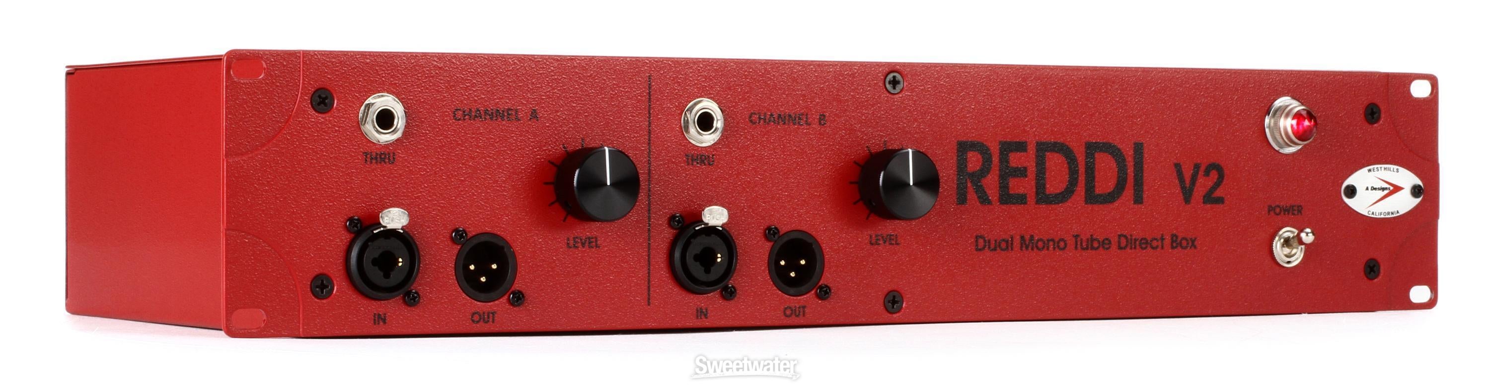 A Designs REDDI (v2) 2-channel Tube Instrument Direct Box