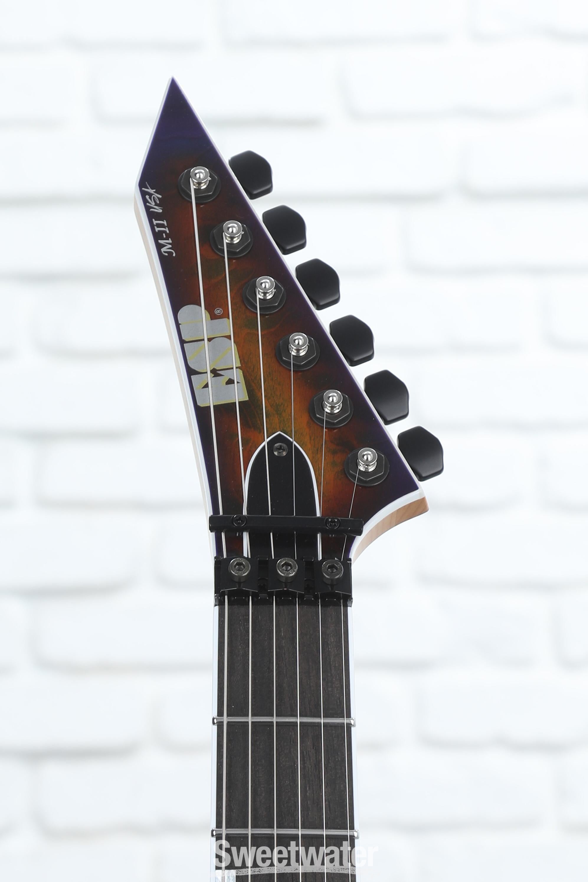 ESP USA M-II DX FR Electric Guitar - Lynch Burst | Sweetwater