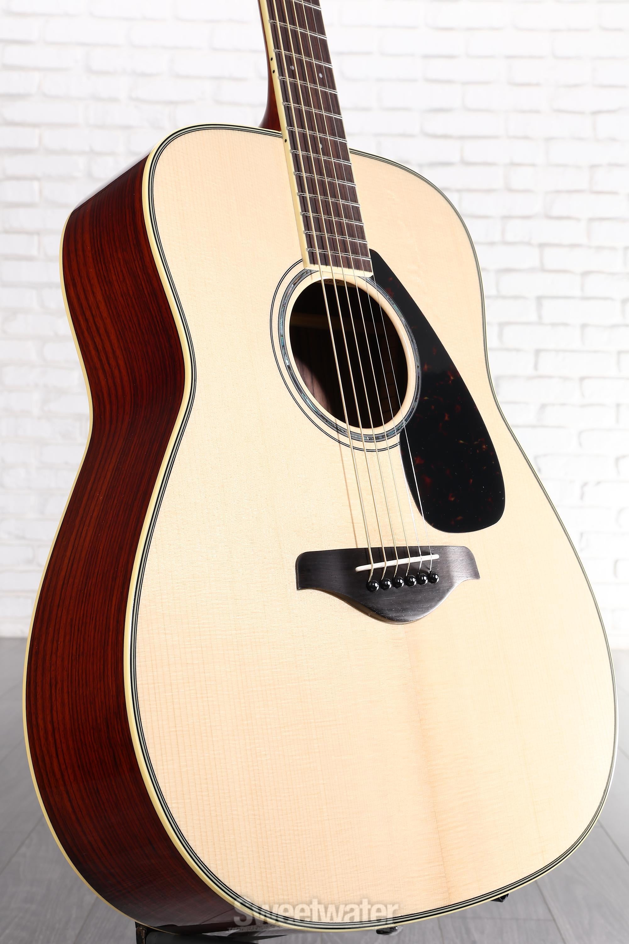 Photo of Yamaha FG830 Dreadnought Acoustic Guitar - Natural
