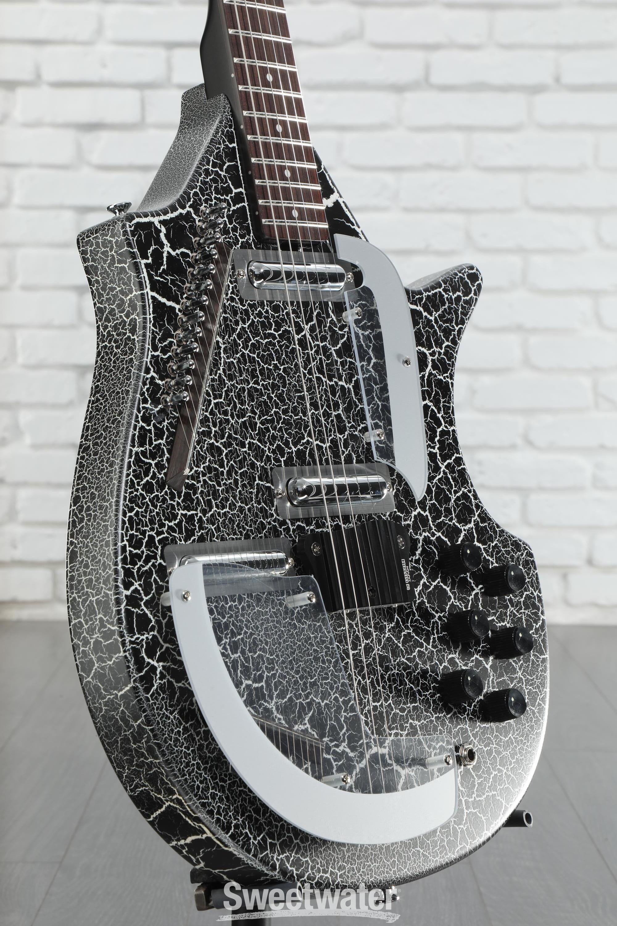 Danelectro Sitar - Black Crackle | Sweetwater