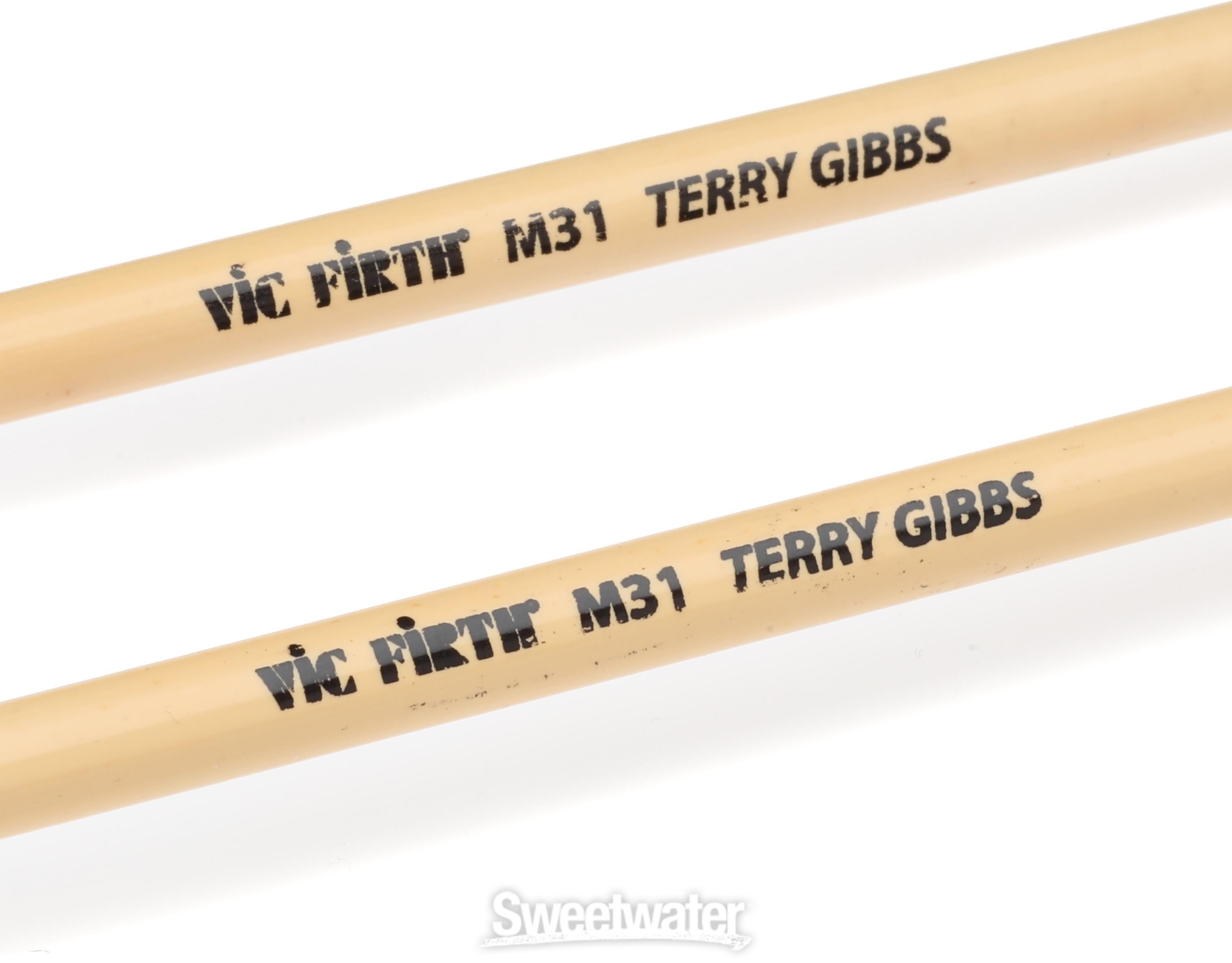Vic Firth M31 Terry Gibbs Signature Keyboard Mallets - Medium Blue