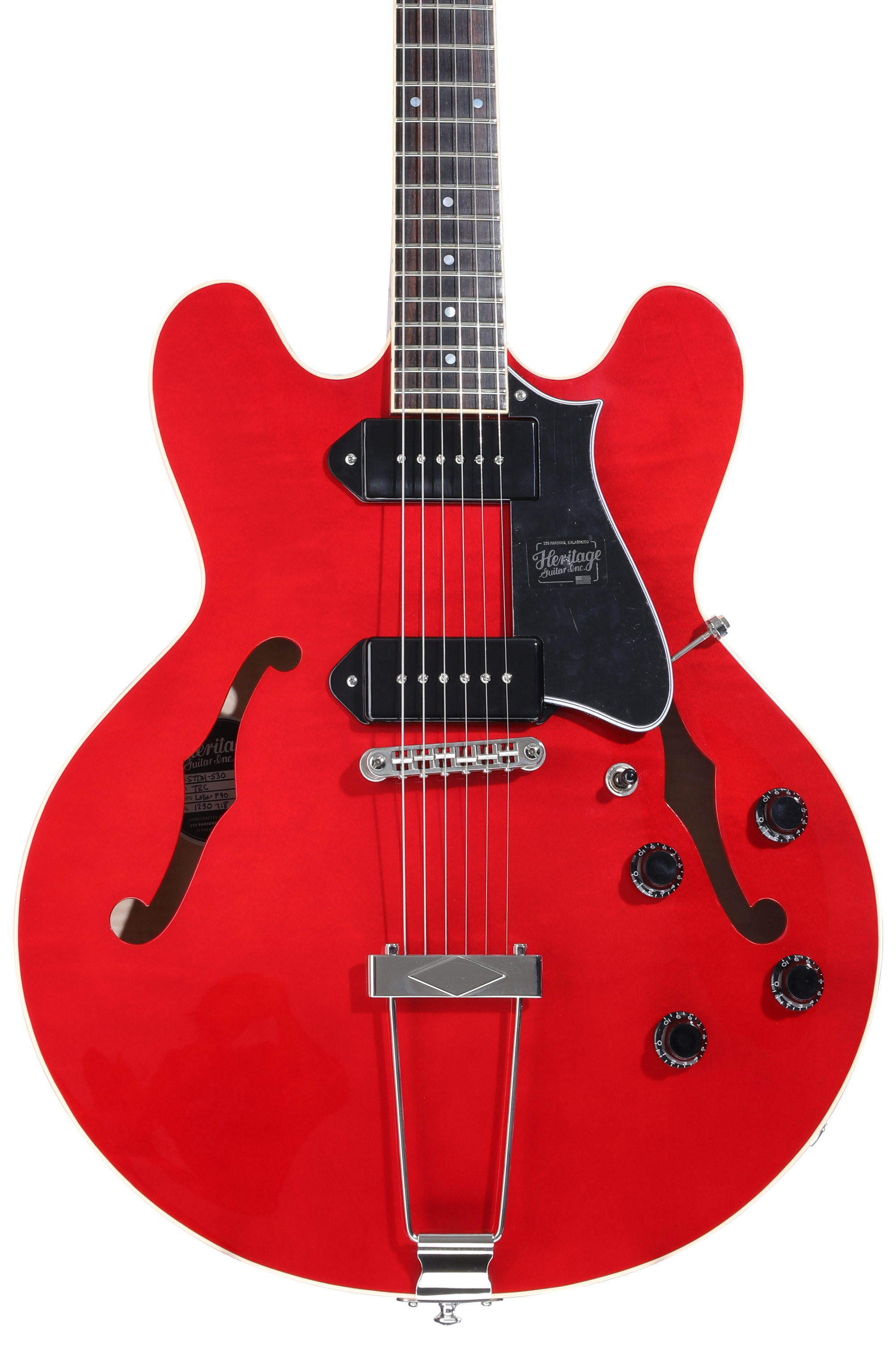 Heritage Standard H-530 Hollowbody Electric Guitar - Trans
