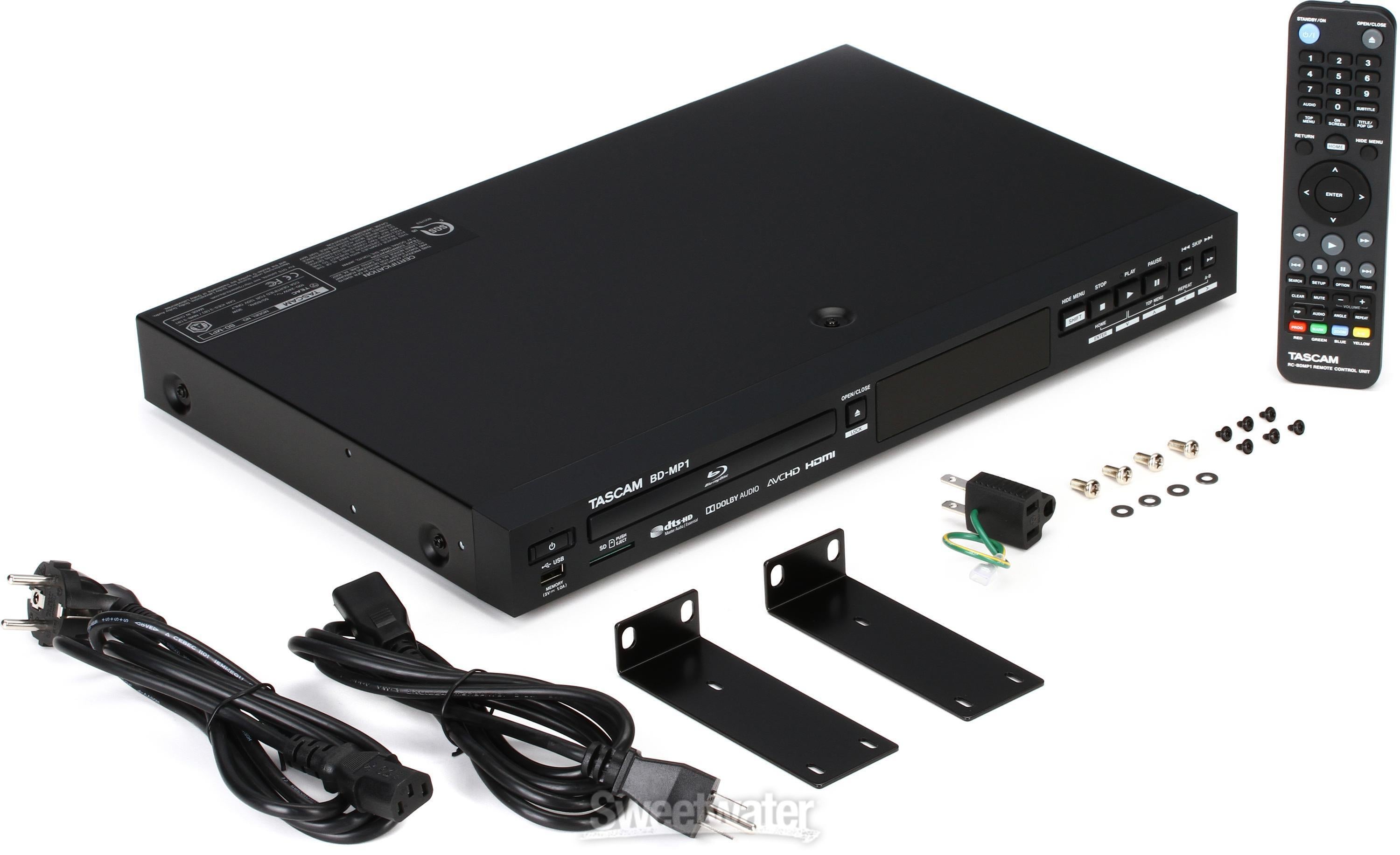 TASCAM BD-MP1 Professional Rackmount Blu-ray Player | Sweetwater