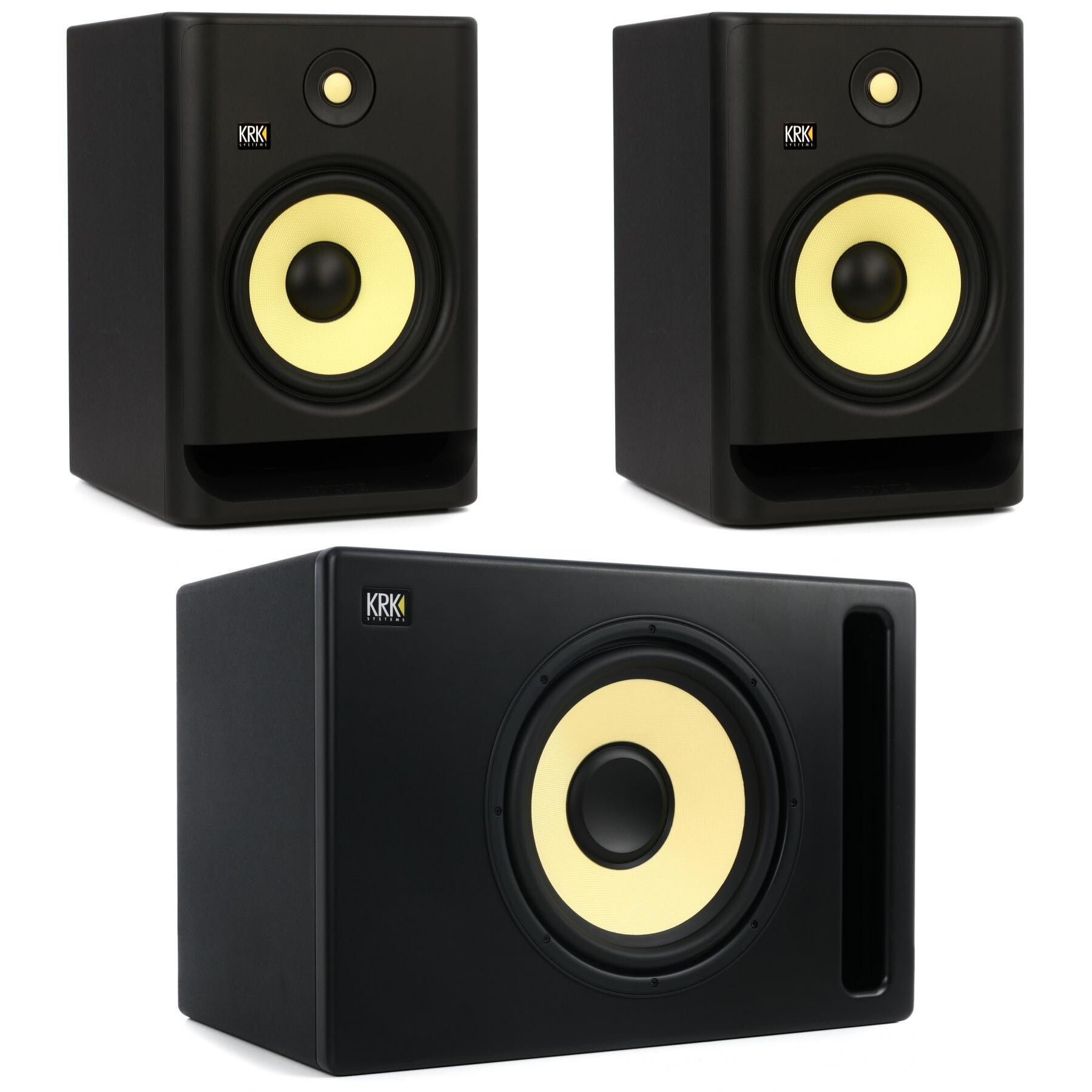 Krk speakers with store subwoofer