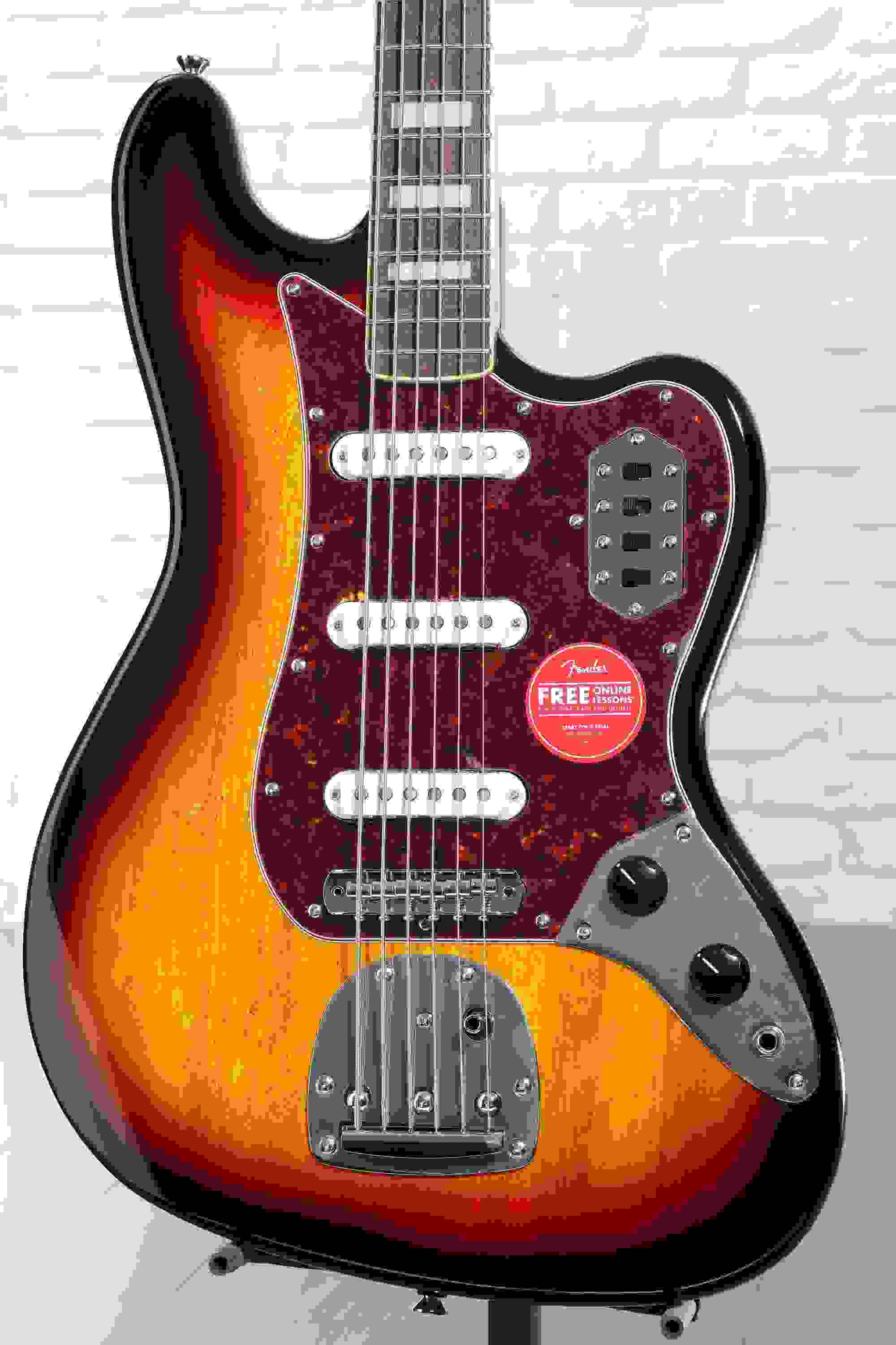 Squier Classic Vibe Bass VI Guitar - 3-tone Sunburst