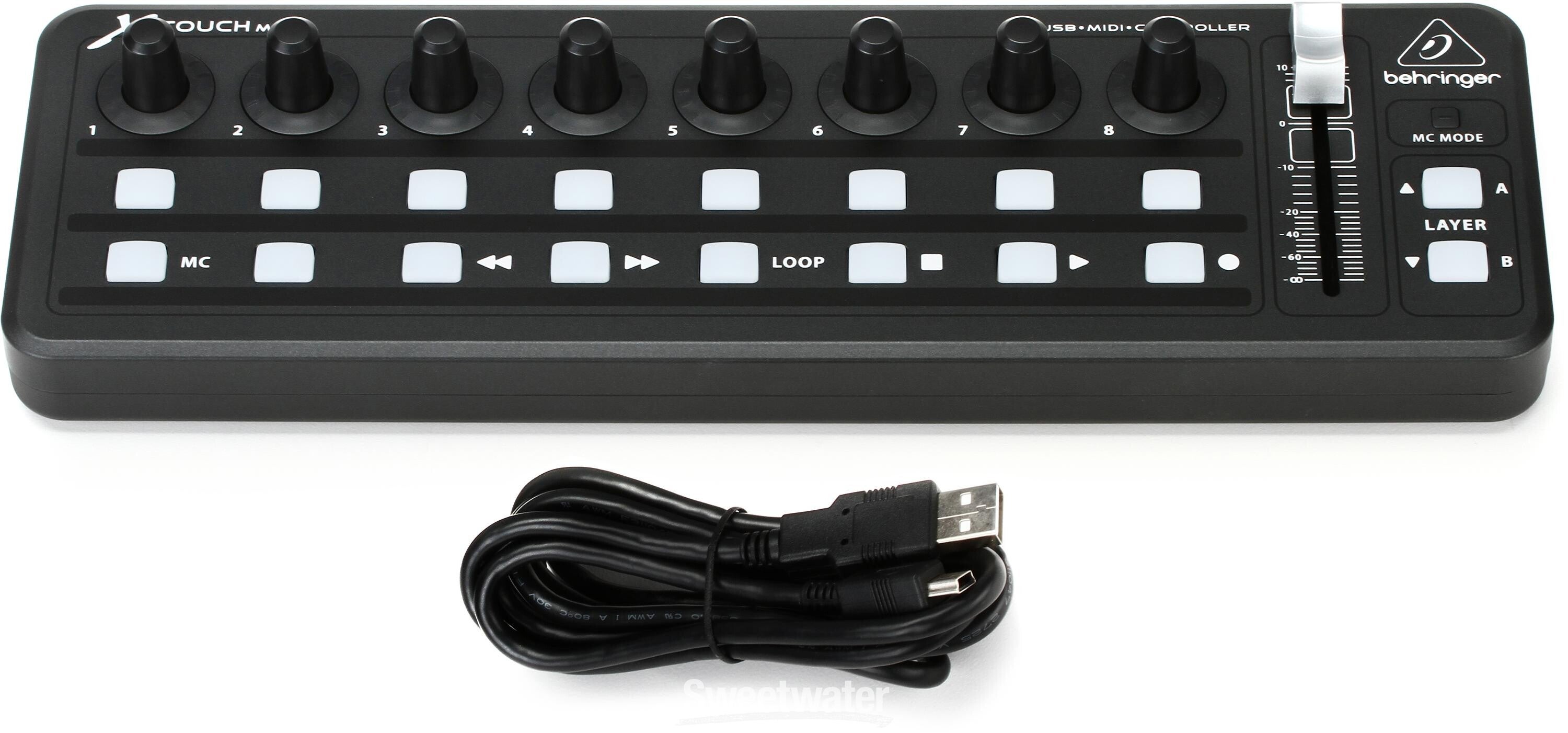 Behringer X-Touch Mini Ultra-compact Universal USB Controller 