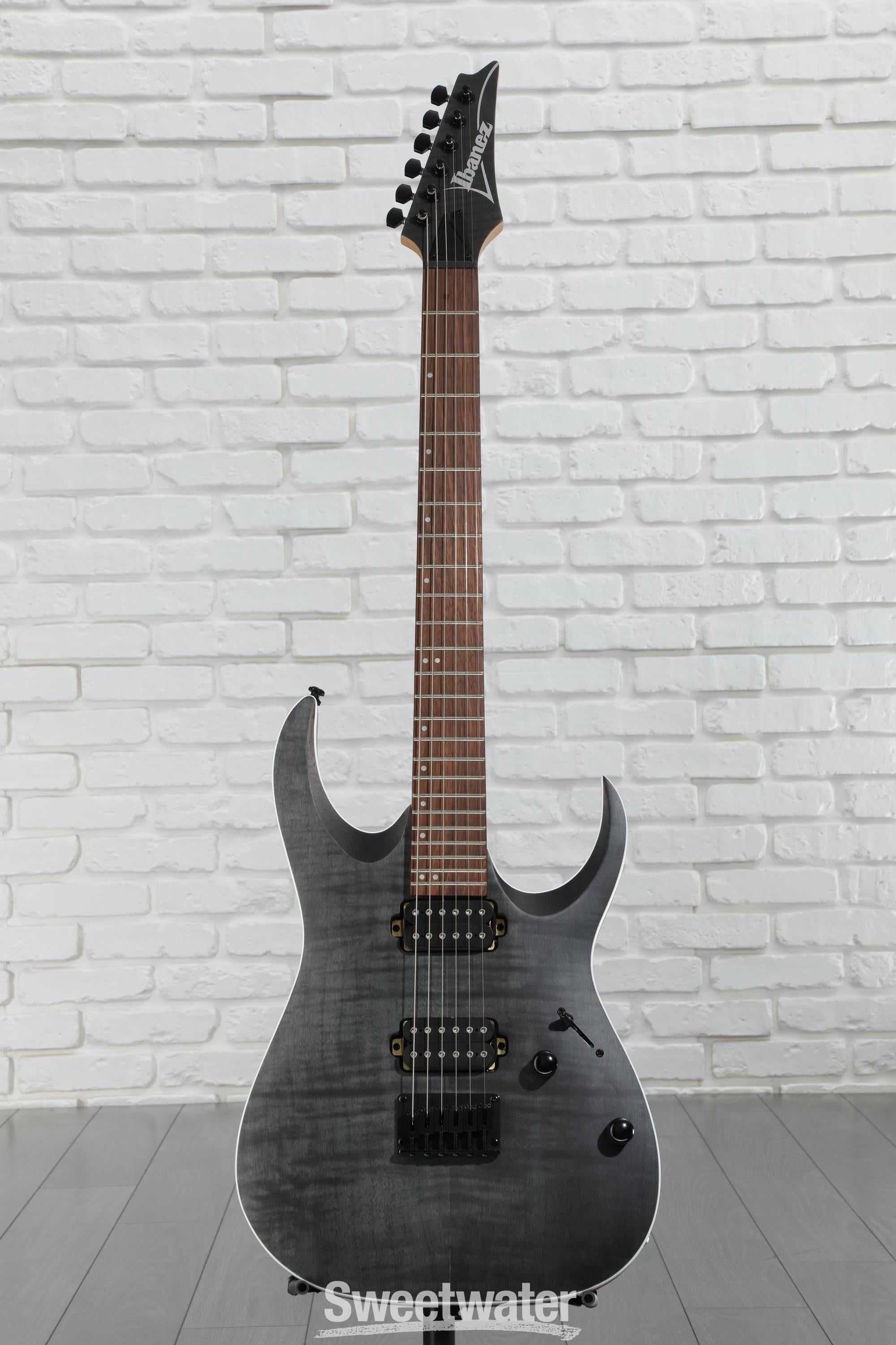 ギター Ibanez RGA42FML (Transparent Gray Flat) Ibanez RGA42FM Transparent Grey Flat - Electric Guitar For Sale